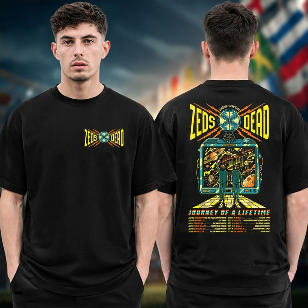 Zeds Dead Journey Of A Lifetime Tour 2026 Tour Dates Shirt Zeds Dead Merch Gift For Fans - Kdjoy