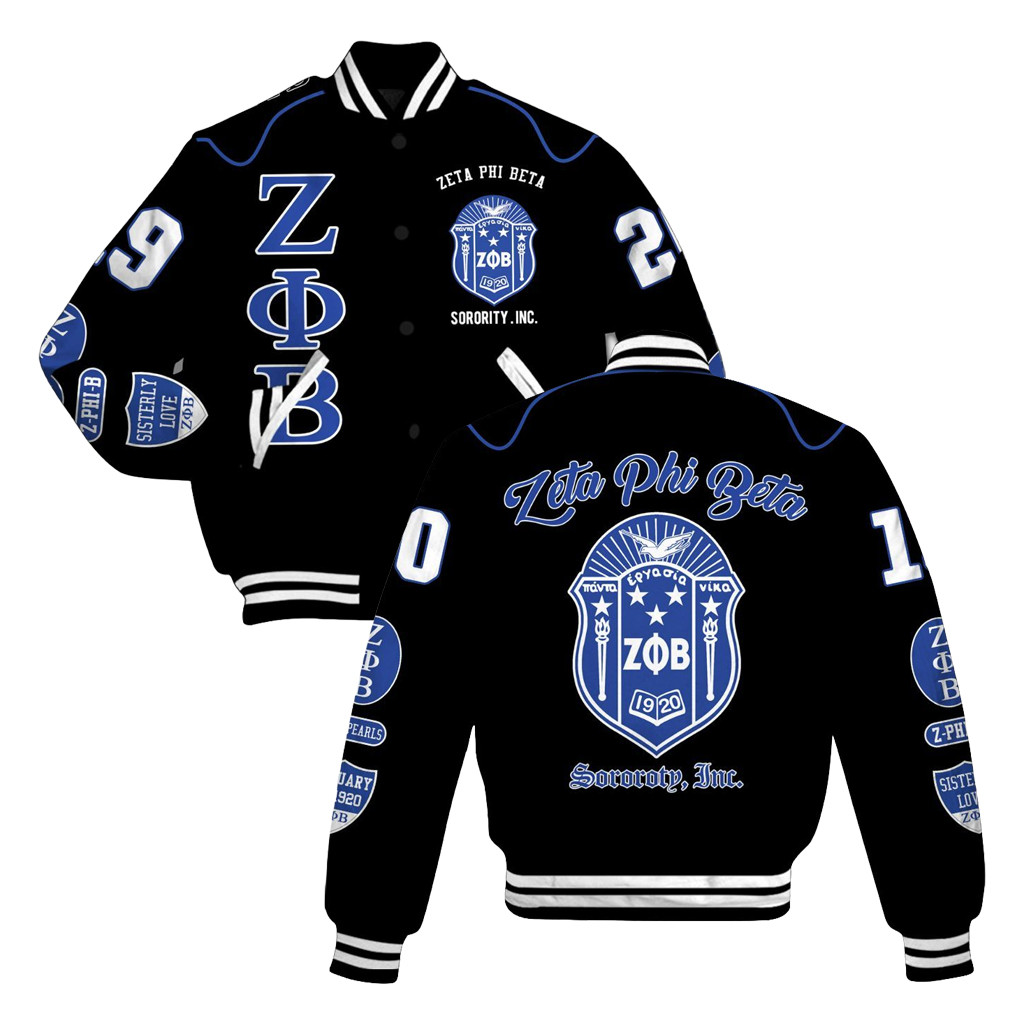 Zeta Phi Beta Sorority Black Jacket Zeta Phi Beta Merch Best Gifts For Friends - Kdjoy