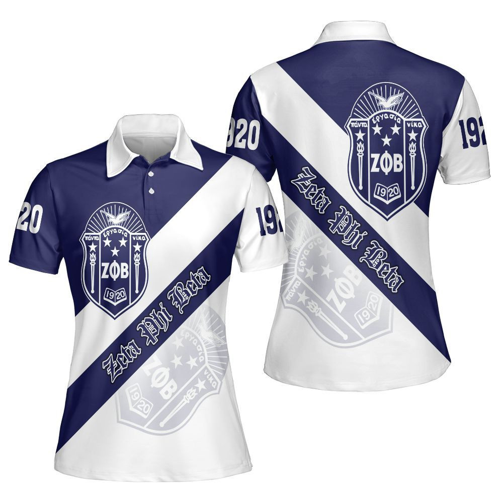 Zeta Phi Beta Sorority Polo Shirt Zeta Phi Beta Merch Present For Wife - Kdjoy