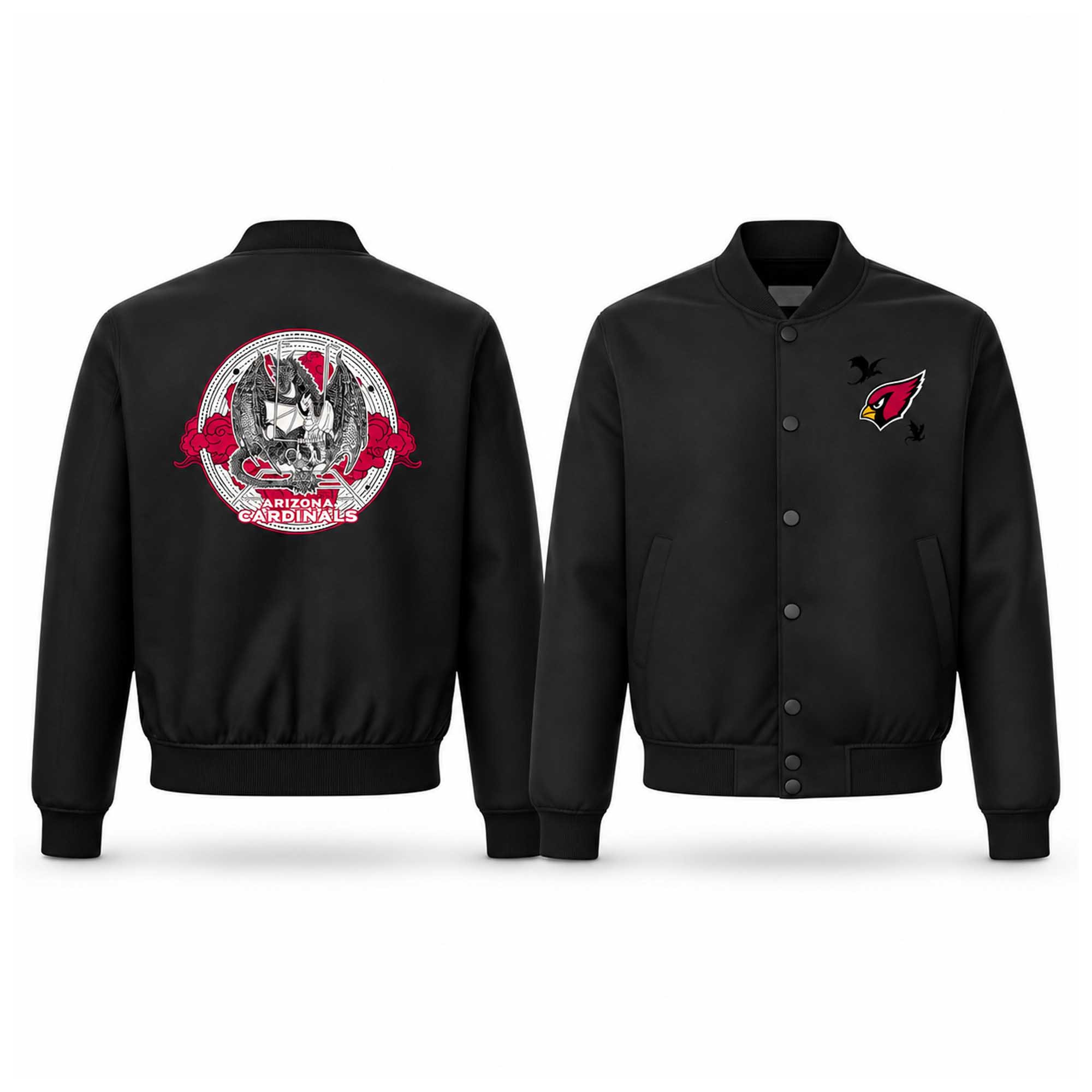 2026 Arizona Cardinals Fourth Wing Night Jacket Arizona Cardinals Merch Gift For Game Day