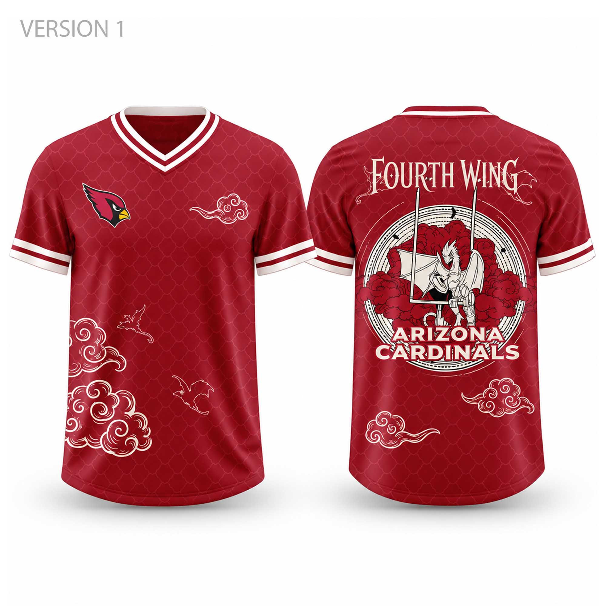 2026 Arizona Cardinals Fourth Wing Night Jersey Arizona Cardinals Merch Gift For Football Fans