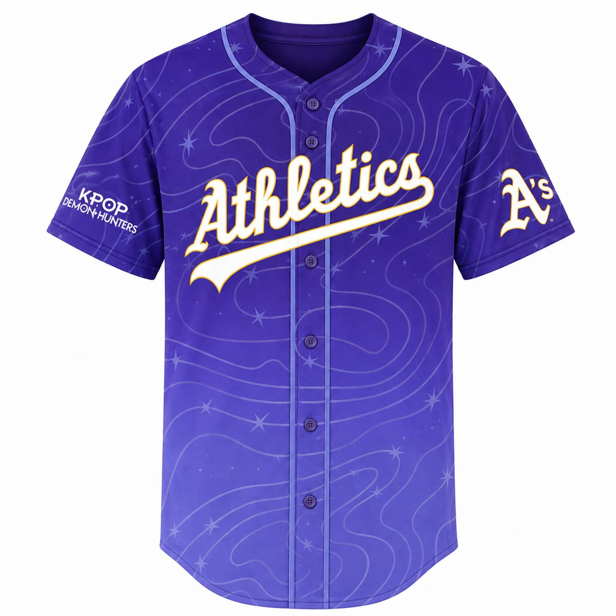 2026 Athletics KPop Demon Hunters Night Jersey Athletics Merch Gift Ideas For Sisters