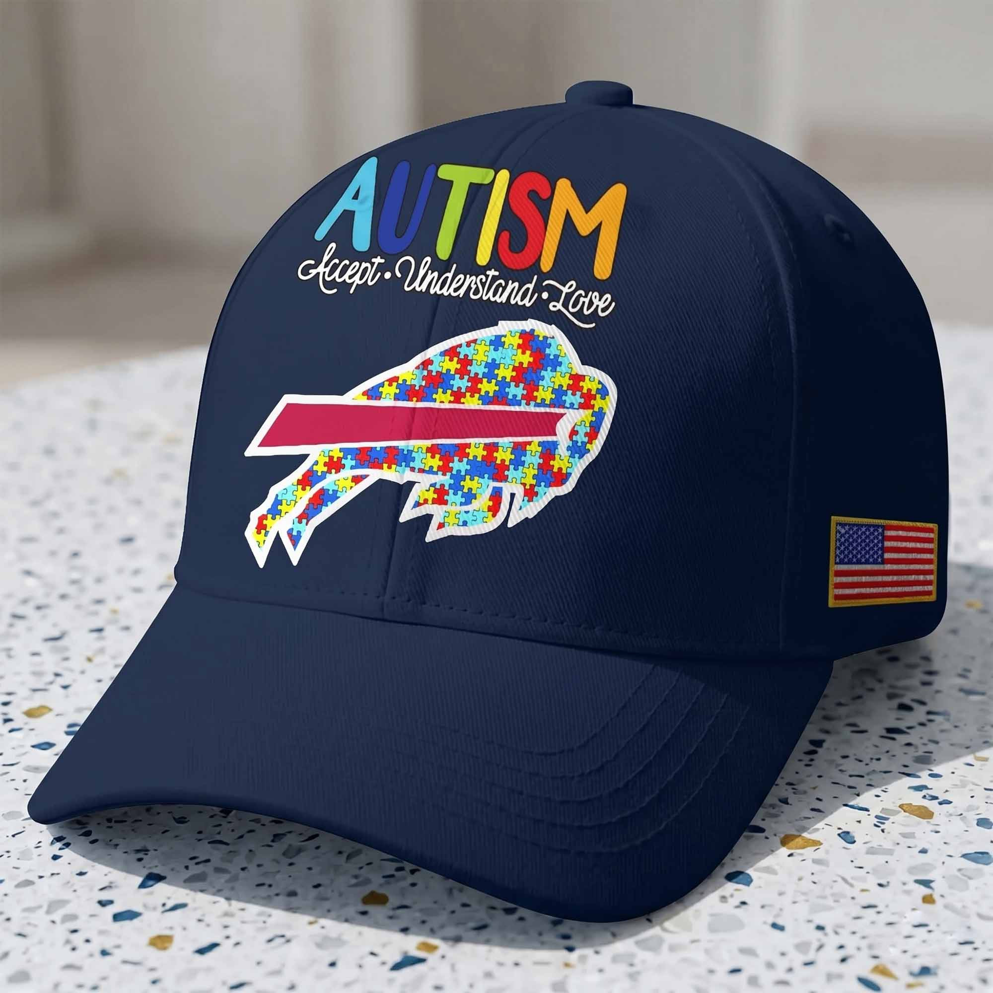 2026 Bills Autism Awareness Baseball Cap
