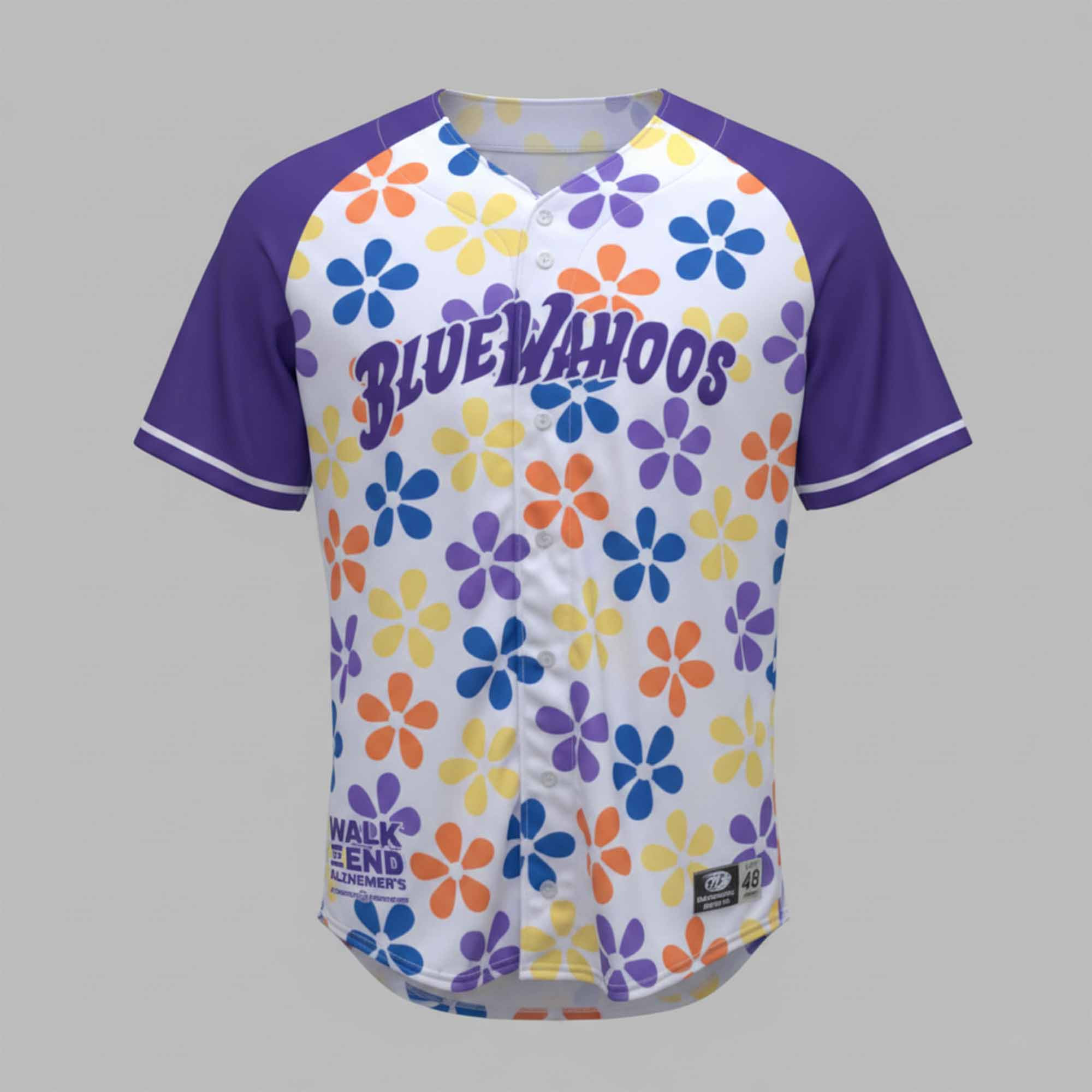 2026 Blue Wahoos Alzheimer's Awareness Day Jersey
