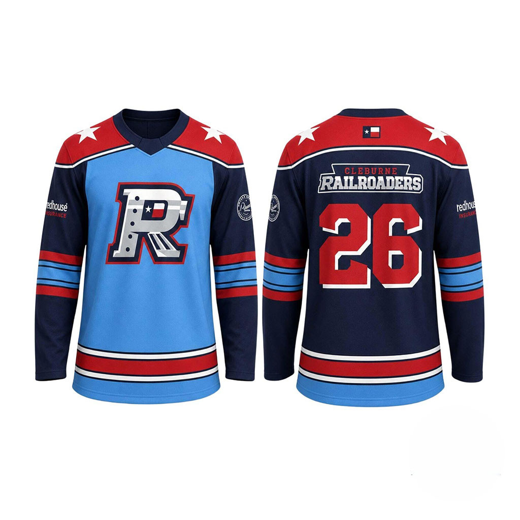 2026 Cleburne Railroaders Hockey Night Jersey Cleburne Railroaders Merch Gifts For Fans