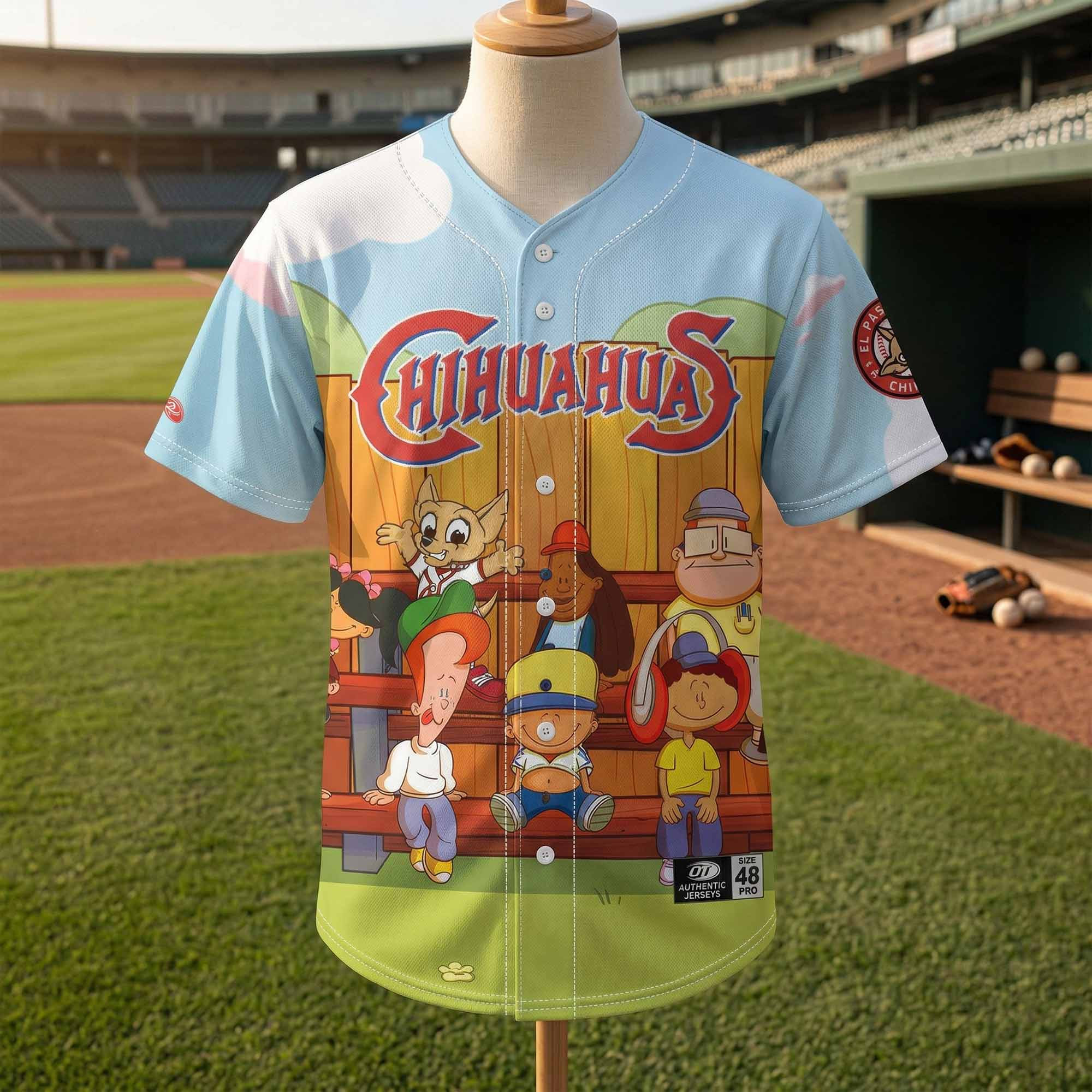 2026 El Paso Chihuahuas Backyard Baseball Night Jersey 2026 El Paso Chihuahuas Backyard Baseball Night Jersey