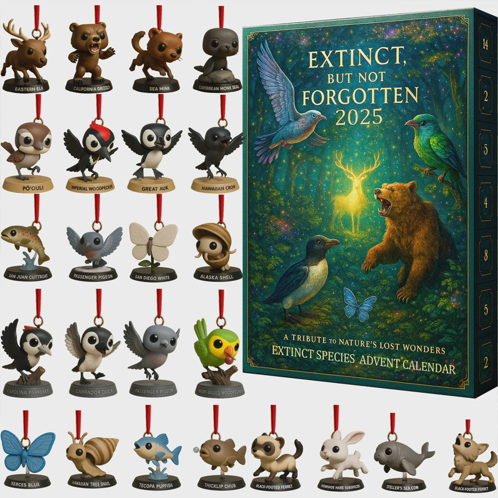 2026 Extinct But Not Forgotten Species Advent Calendar Christmas Gift For Animal Lovers 2026 Extinct But Not Forgotten Species Advent Calendar Christmas Gift For Animal Lovers