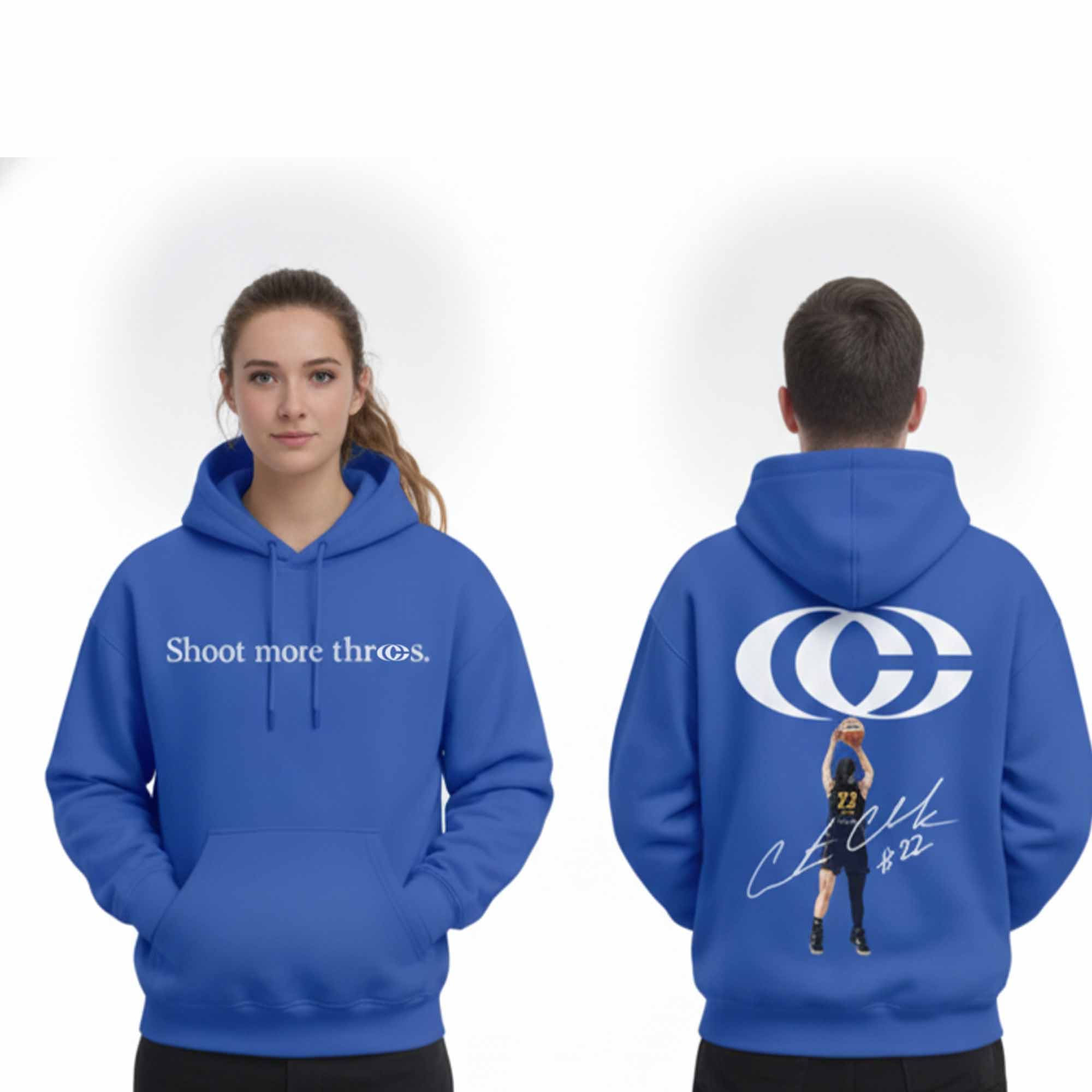2026 Fever Caitlin Clark Shoot More Threes Hoodie