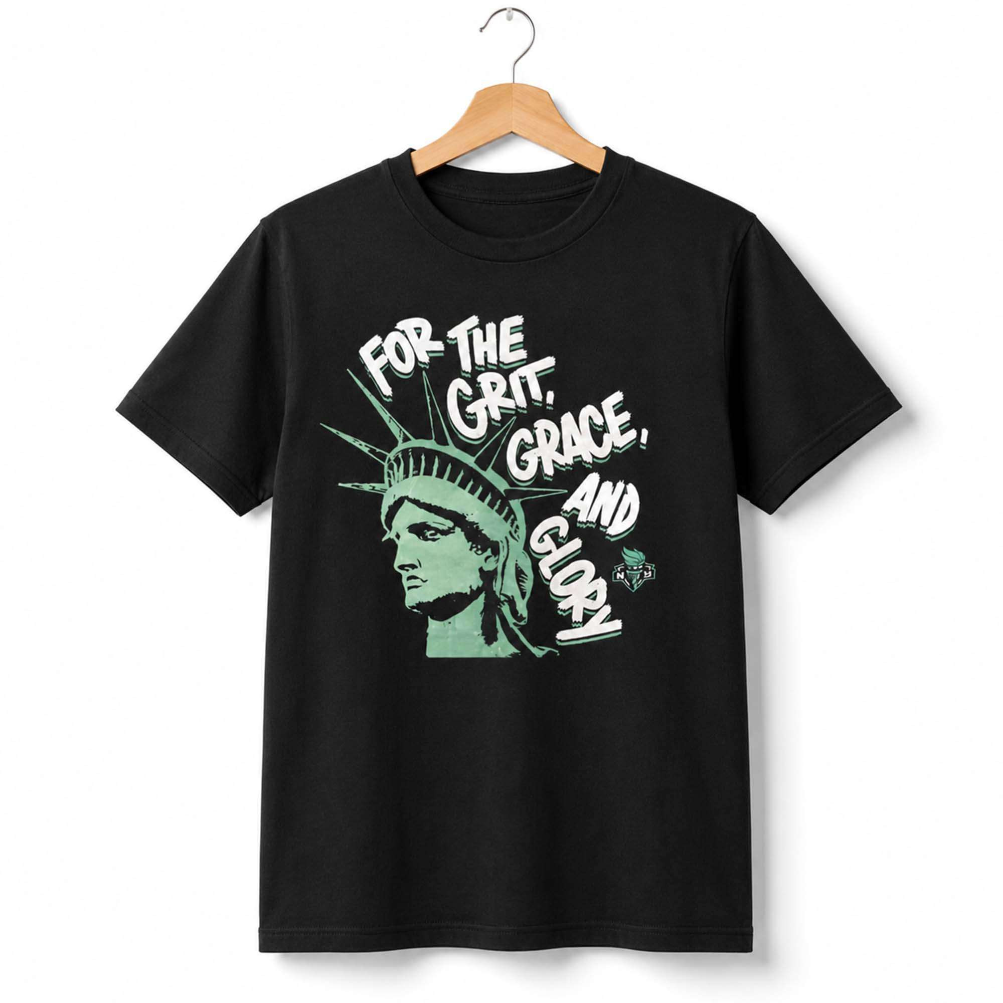 2026 Fordham x New York Liberty T-Shirt For The Grit Grace And Glory Shirt NY Liberty Merch 2026 Fordham x New York Liberty T-Shirt For The Grit Grace And Glory Shirt NY Liberty Merch