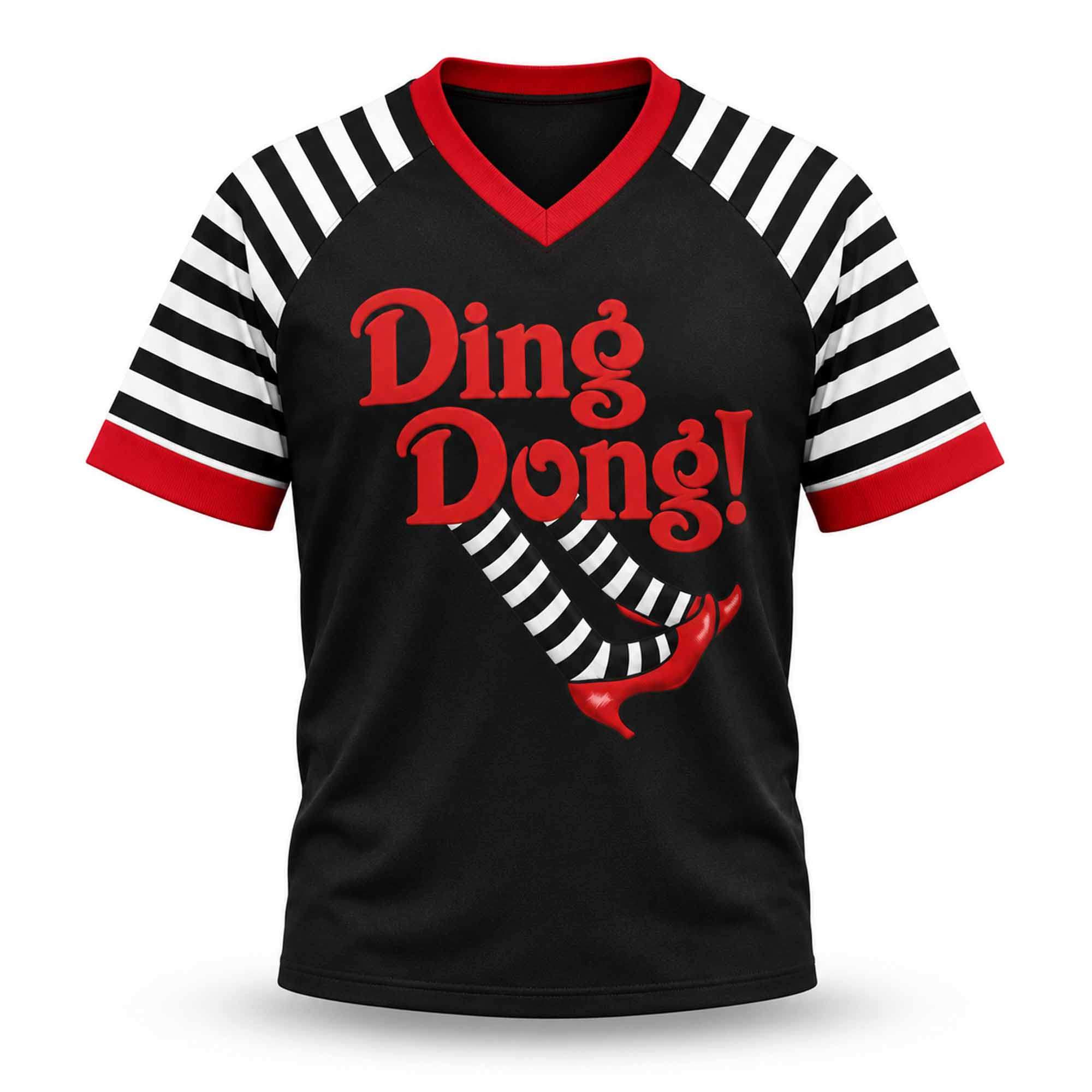 2026 Halloween Ding Dong Wicked Witch Legs V-Neck Shirt Halloween Inspired Clothing Gifts