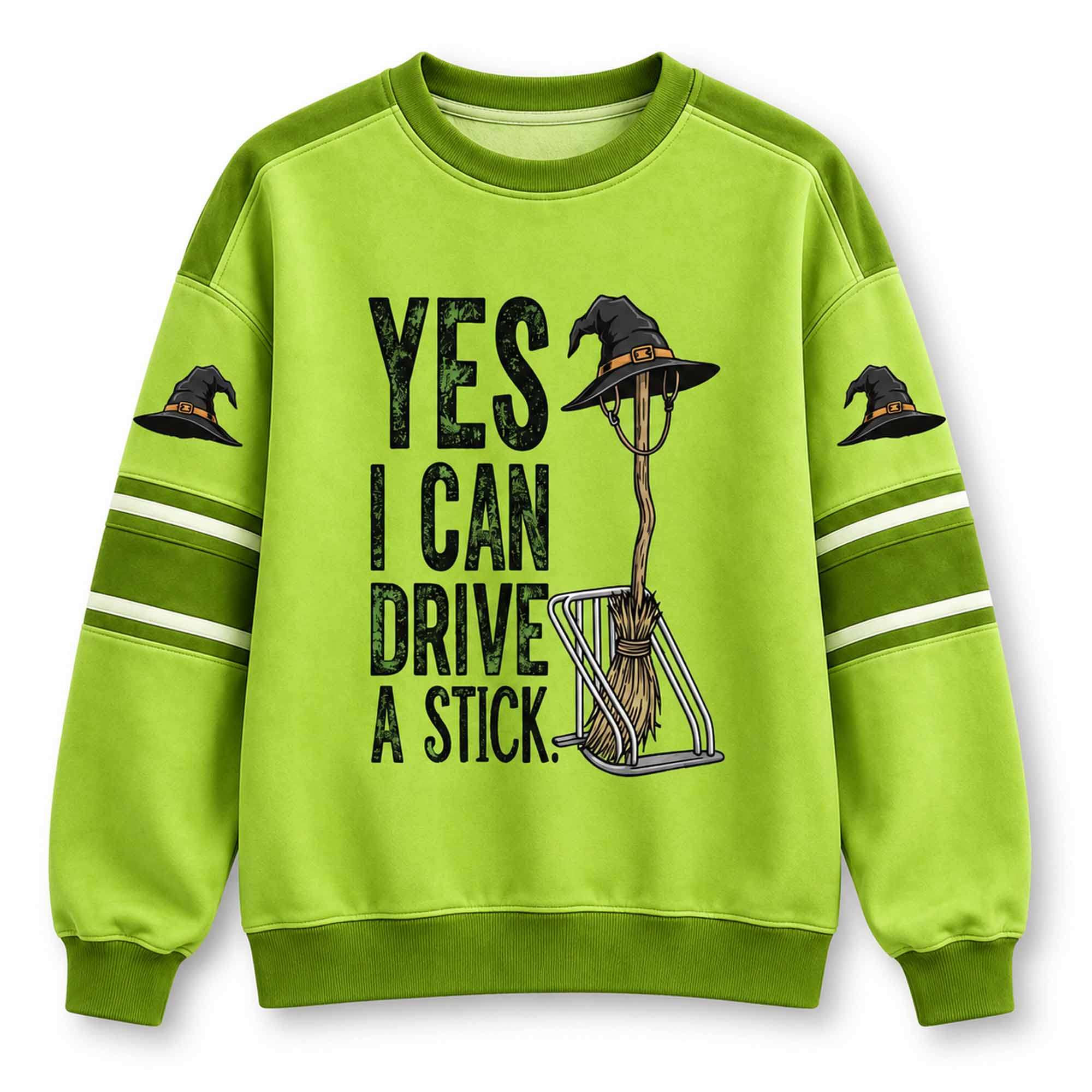 2026 Halloween Witch Yes I Can Drive A Stick Sweatshirt Halloween Themed Apparel Friend Gifts 2026 Halloween Witch Yes I Can Drive A Stick Sweatshirt Halloween Themed Apparel Friend Gifts