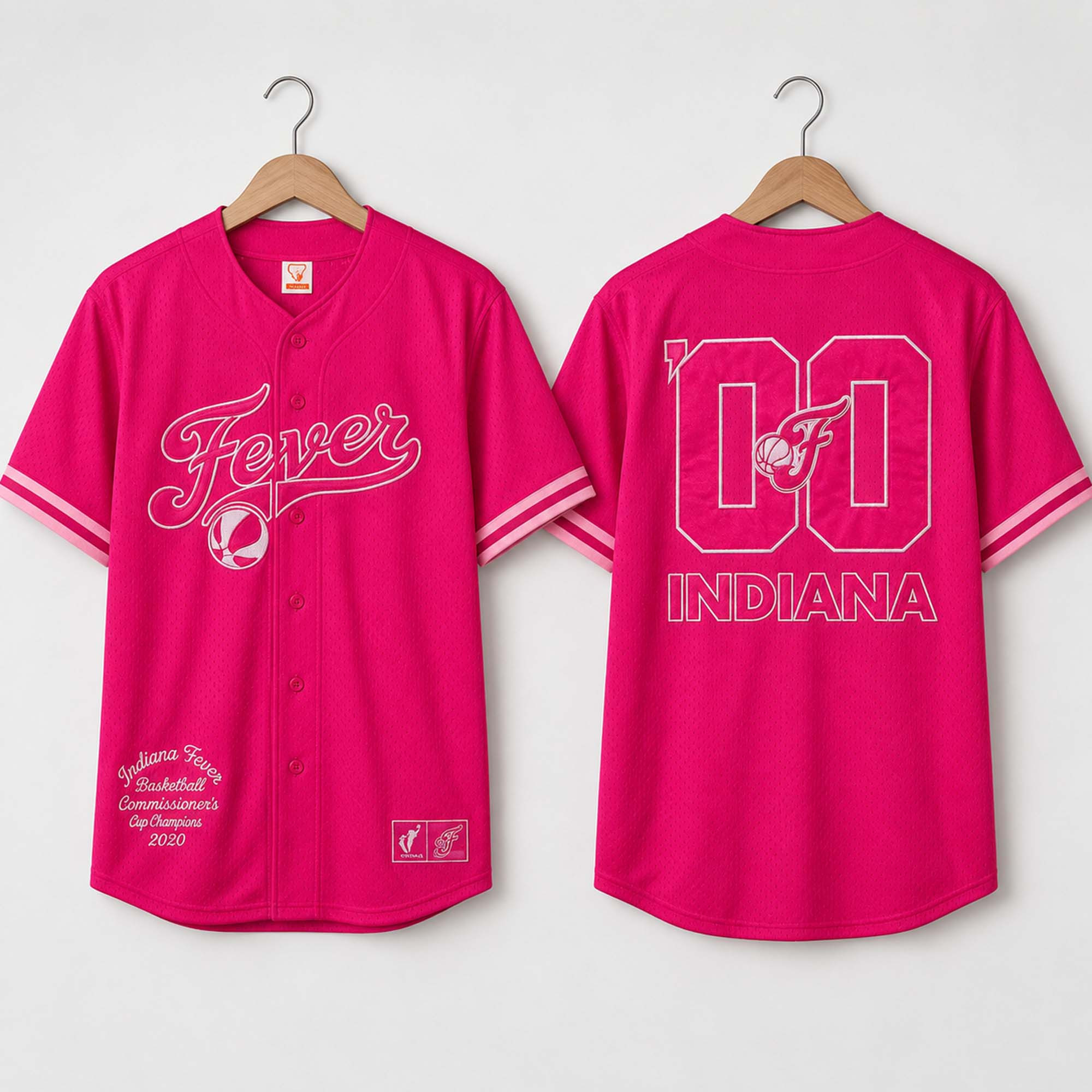 2026 Indiana Fever Pink for Purpose Baseball Jersey