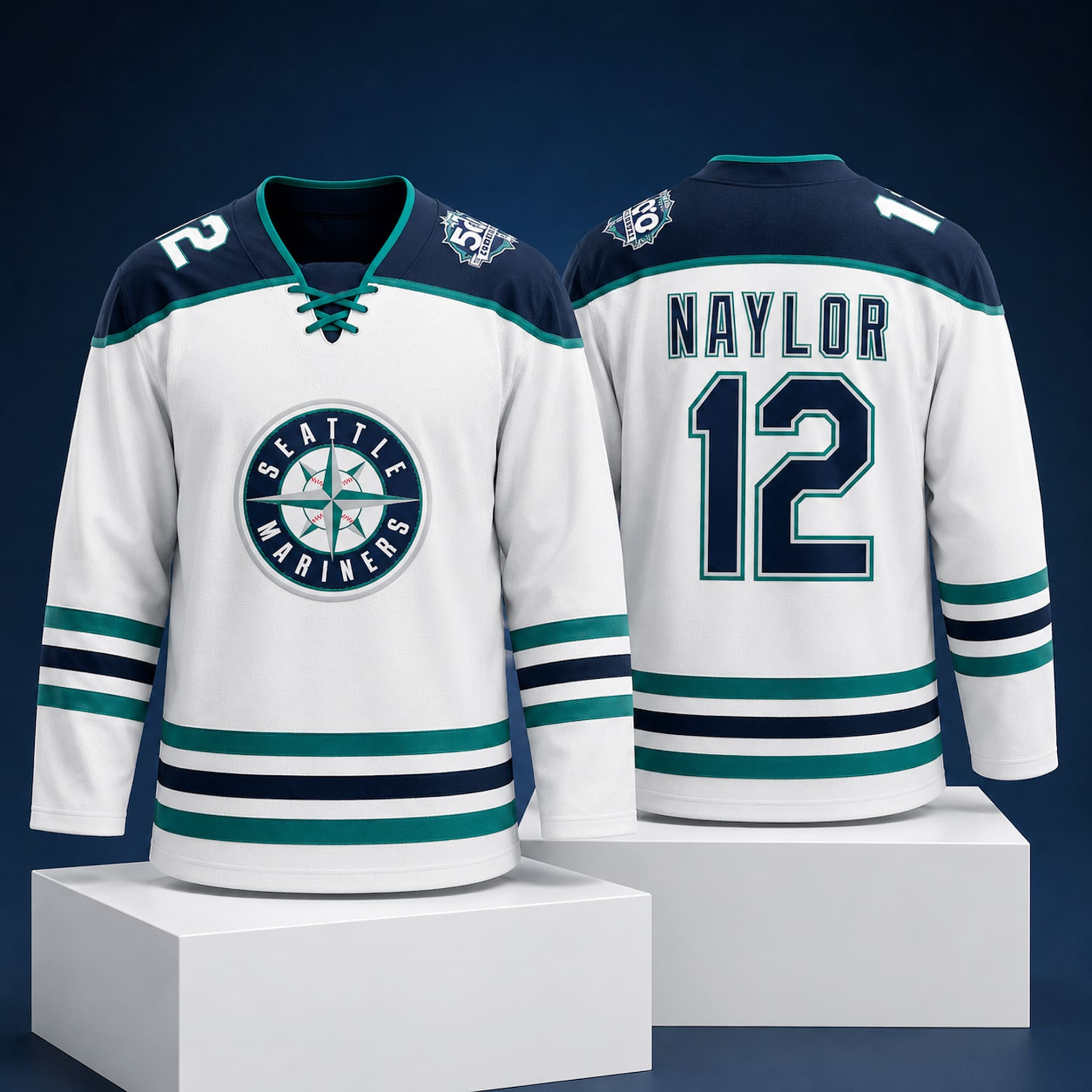 2026 Josh Naylor Mariners Hockey Jersey Giveaway