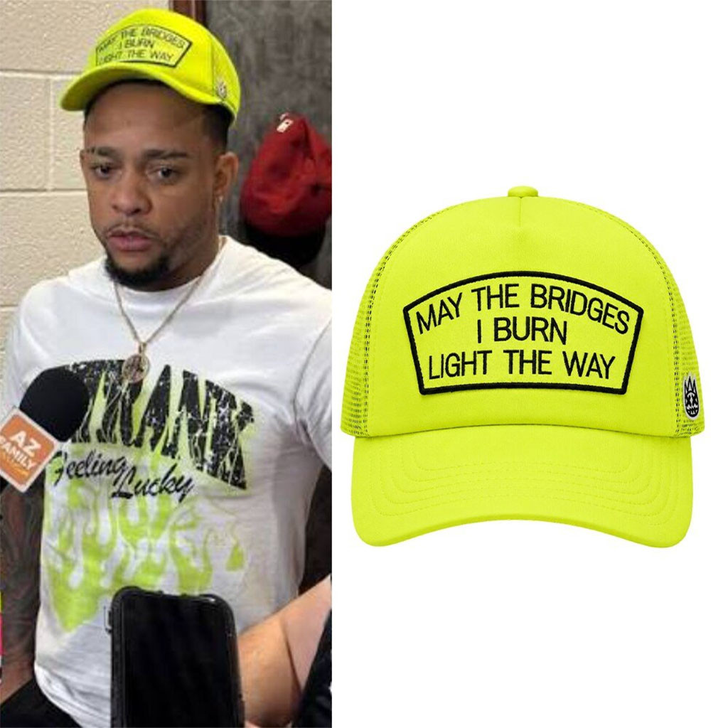 2026 Ketel Marte May The Bridges I Burn Light The Way Trucker Hat Ketel Marte Merch BFF Gifts