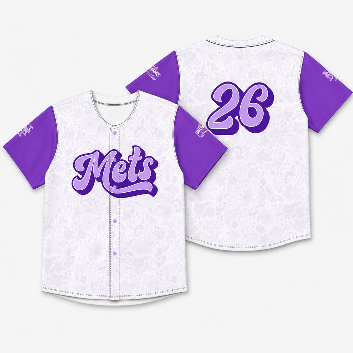 2026 Mets Women's Night Jersey New York Mets Merch Presents For Baseball Fans