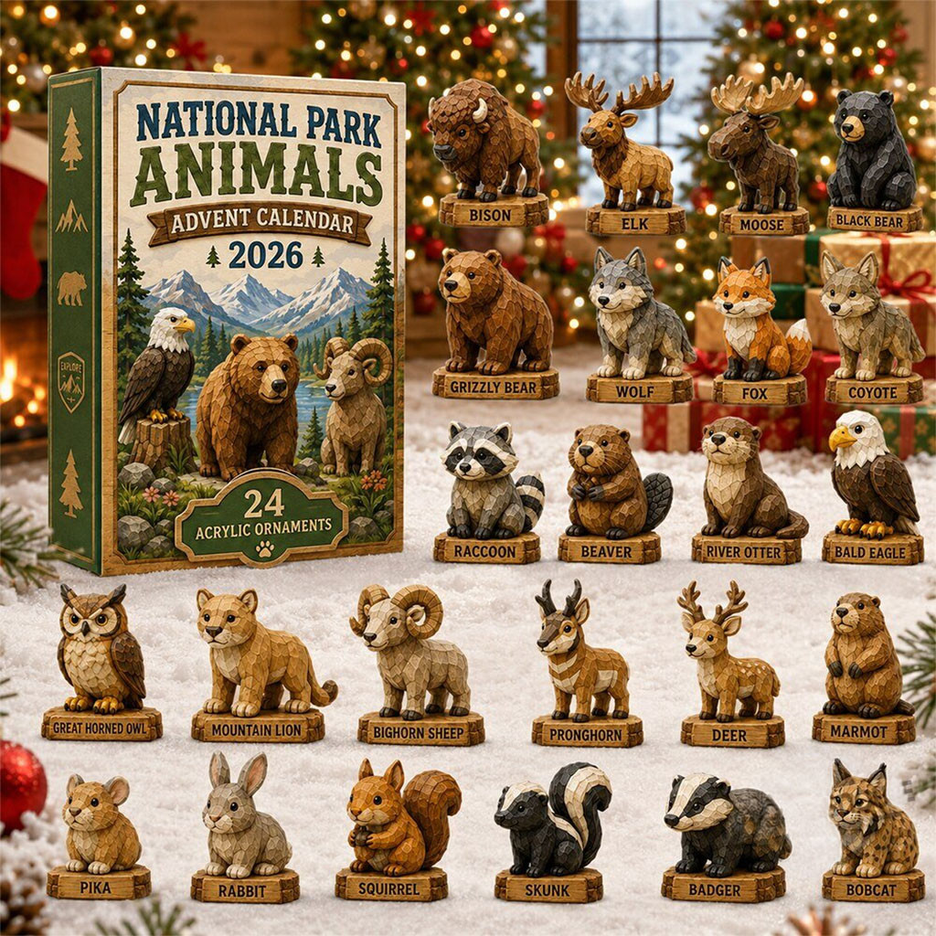 2026 National Park Animals Advent Calendar 24 Acrylic Ornaments Christmas Gifts For Friends 2026 National Park Animals Advent Calendar 24 Acrylic Ornaments Christmas Gifts For Friends