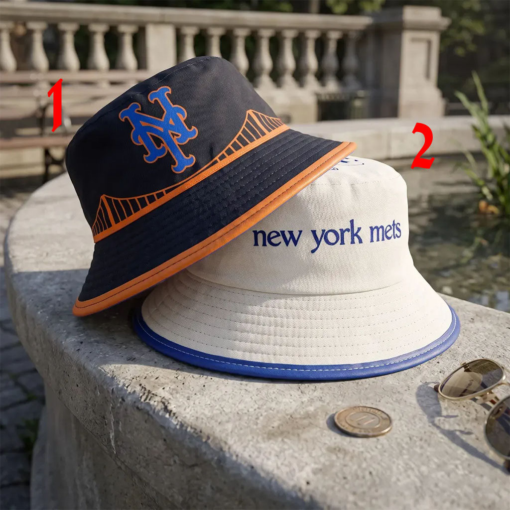 2026 New York Mets Citi Field Bucket Hat NY Mets Merch Best Gifts For Baseball Lovers