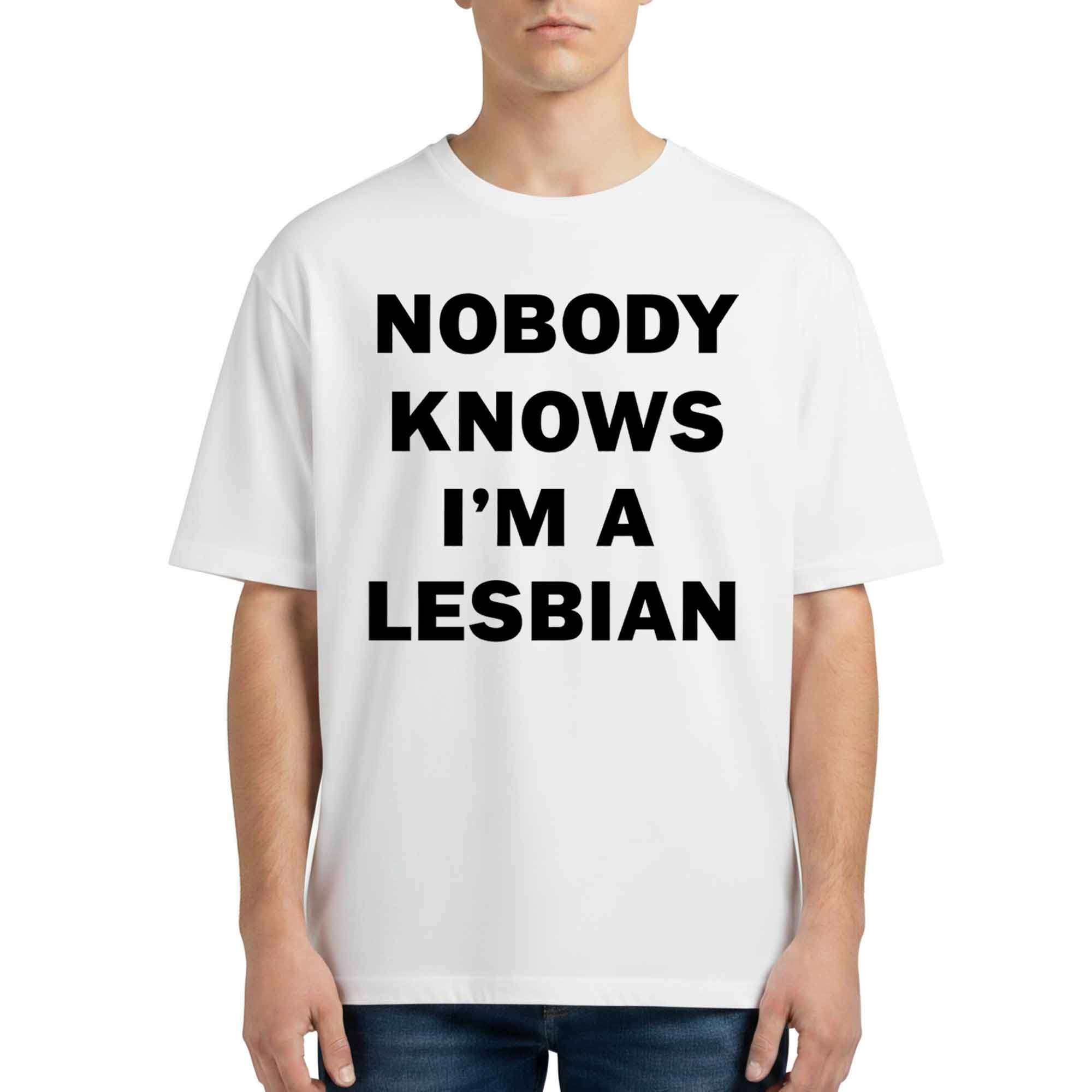 2026 Nobody Knows I'm A Lesbian Shirt