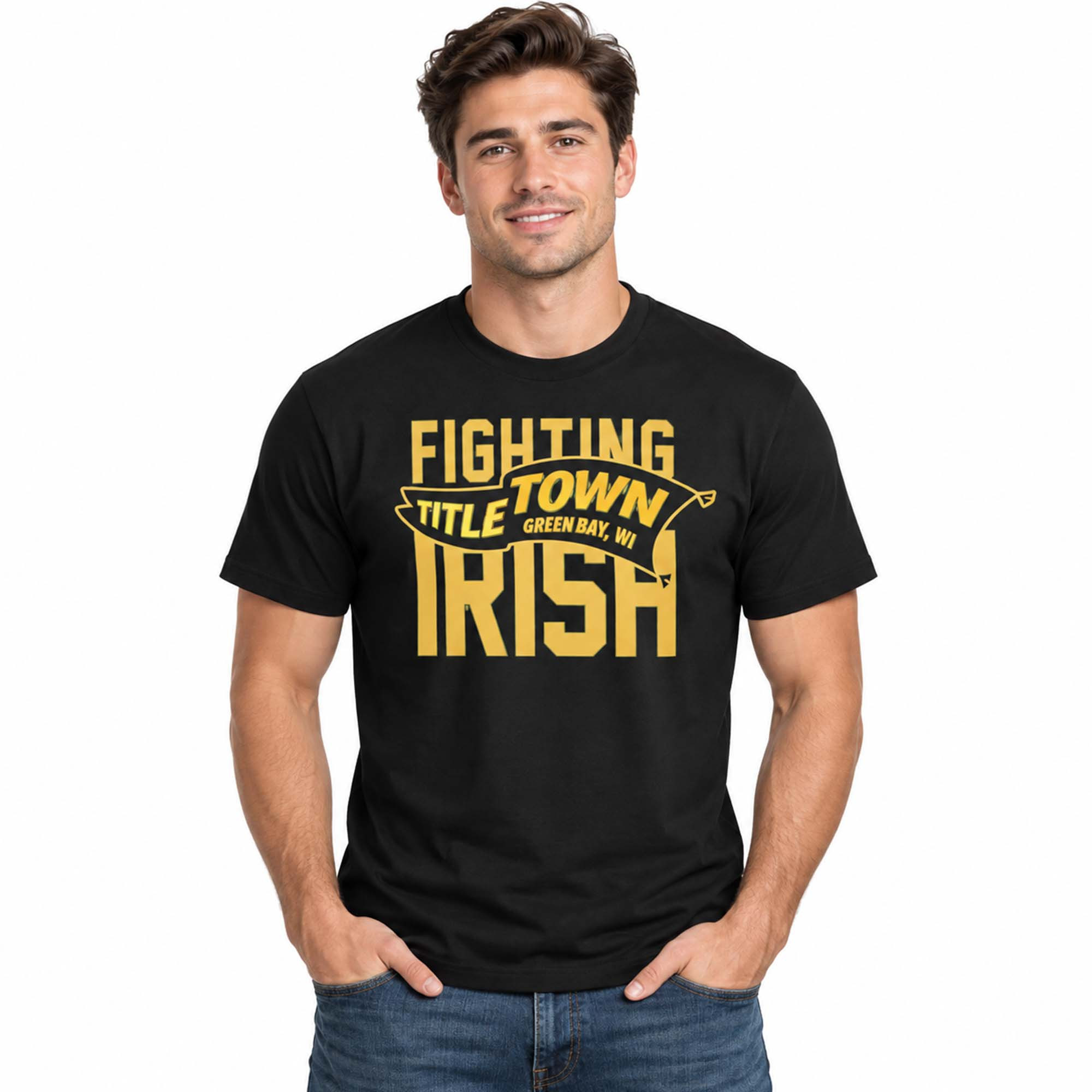 2026 Notre Dame Titletown Green Bay WI T-Shirt Notre Dame Fighting Irish Merch Fan Gifts 2026 Notre Dame Titletown Green Bay WI T-Shirt Notre Dame Fighting Irish Merch Fan Gifts