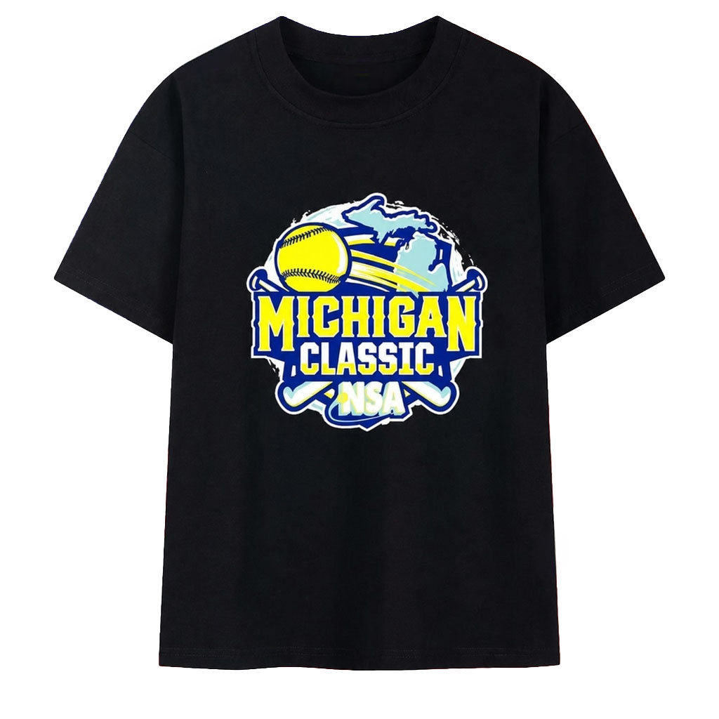 2026 NSA Michigan Classic Fastpitch Tournament T-Shirt Softball Fan Apparel Gift For Brothers