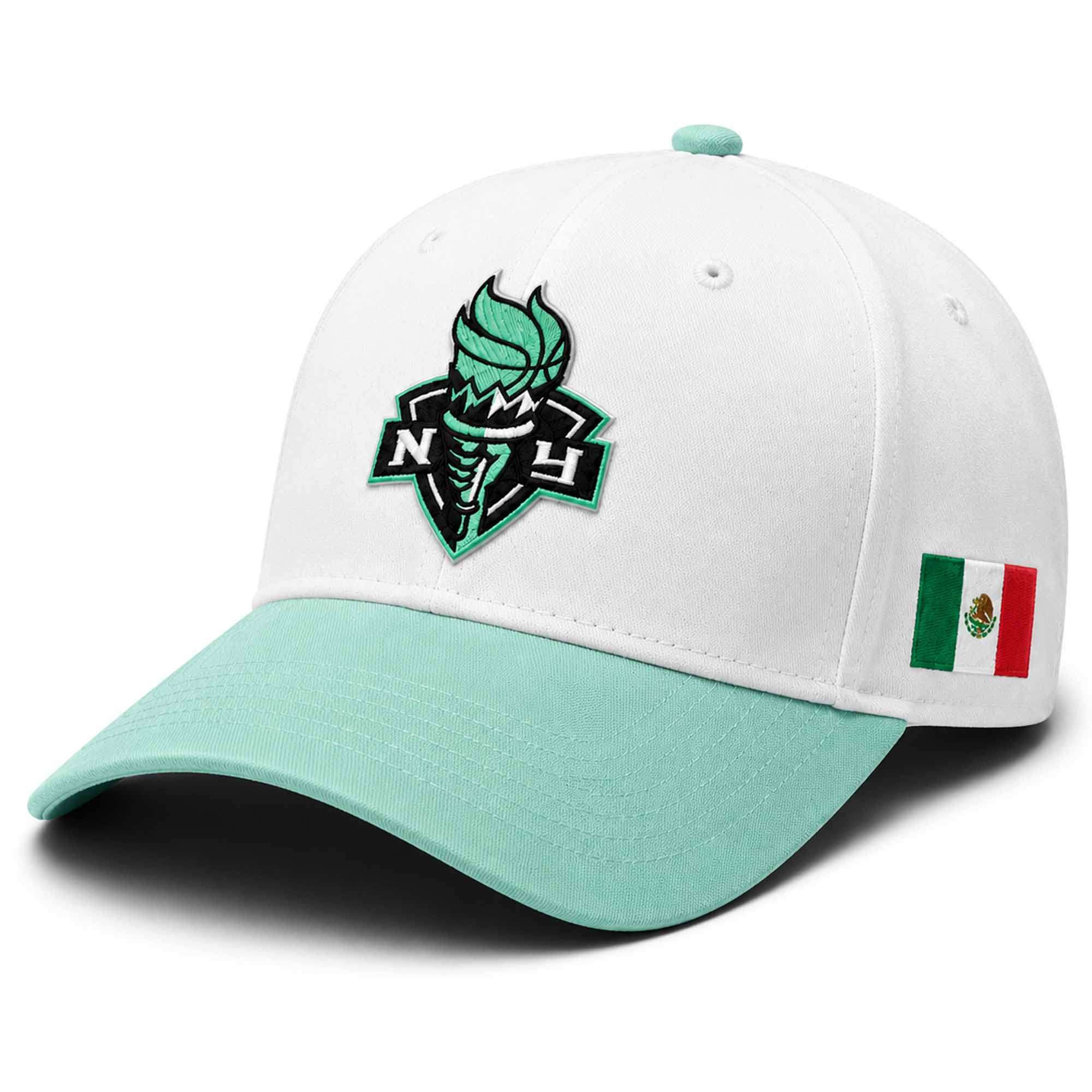 2026 NY Liberty Noche Latina Night Mexico Flag Hat Embroidered NY Liberty Merch Fan Gifts