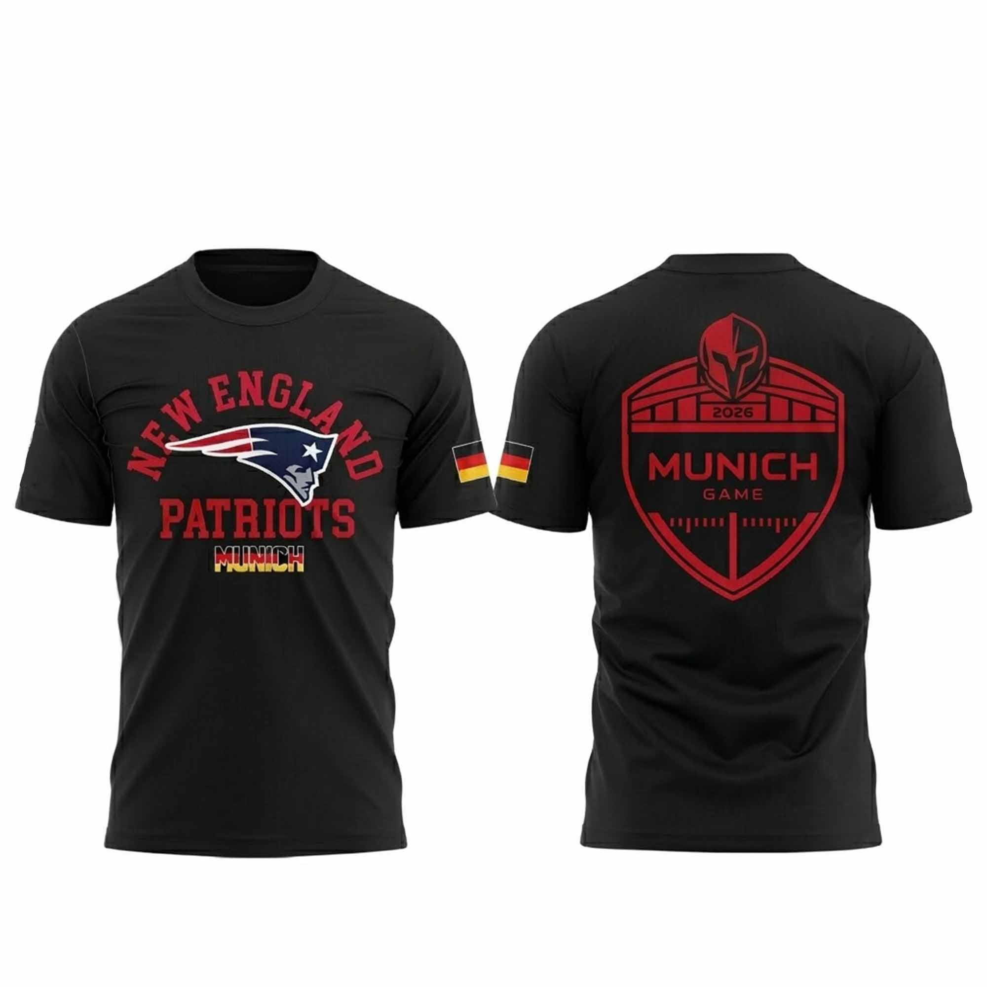 2026 Patriots Munich Game Shirt