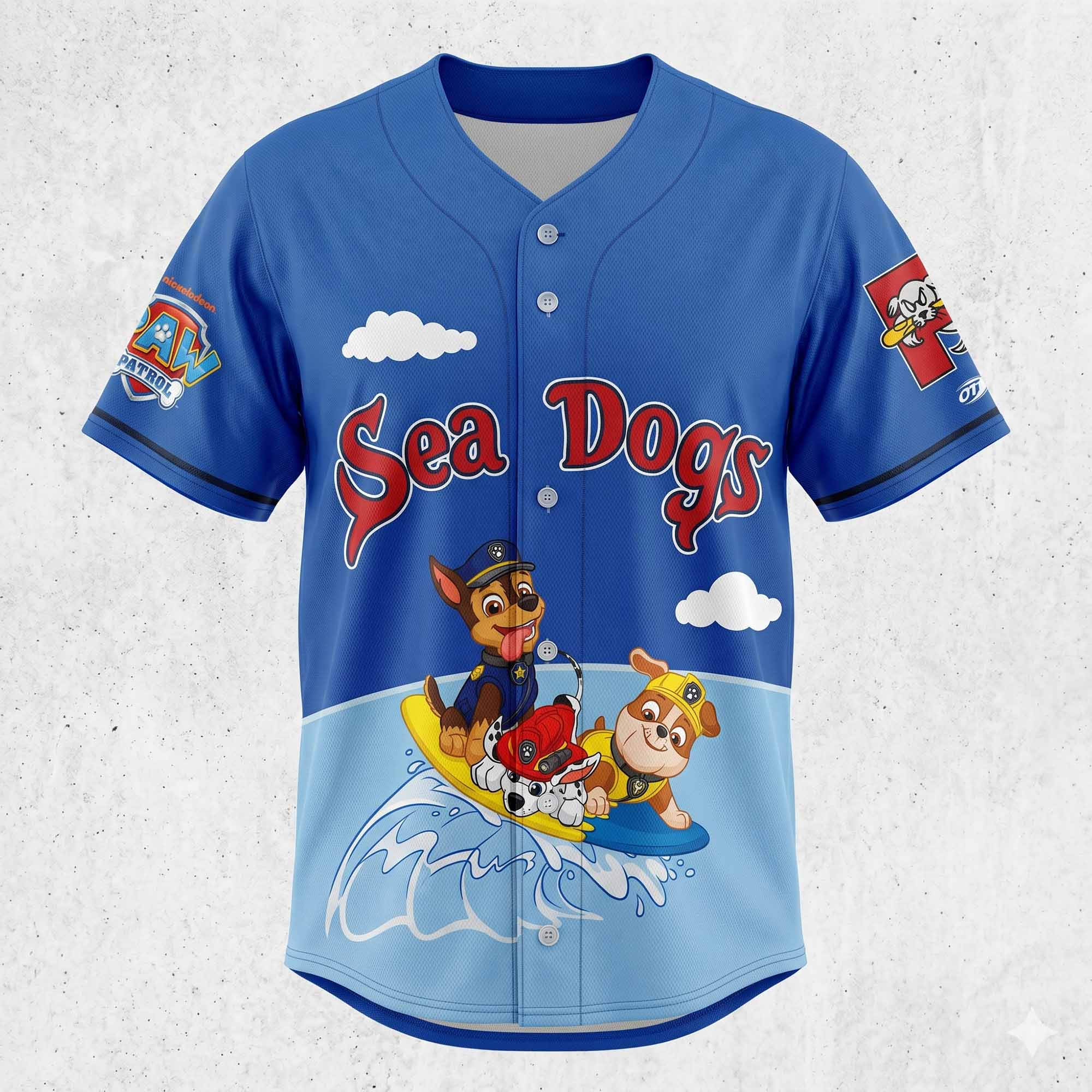 2026 Portland Sea Dogs Paw Patrol Jersey