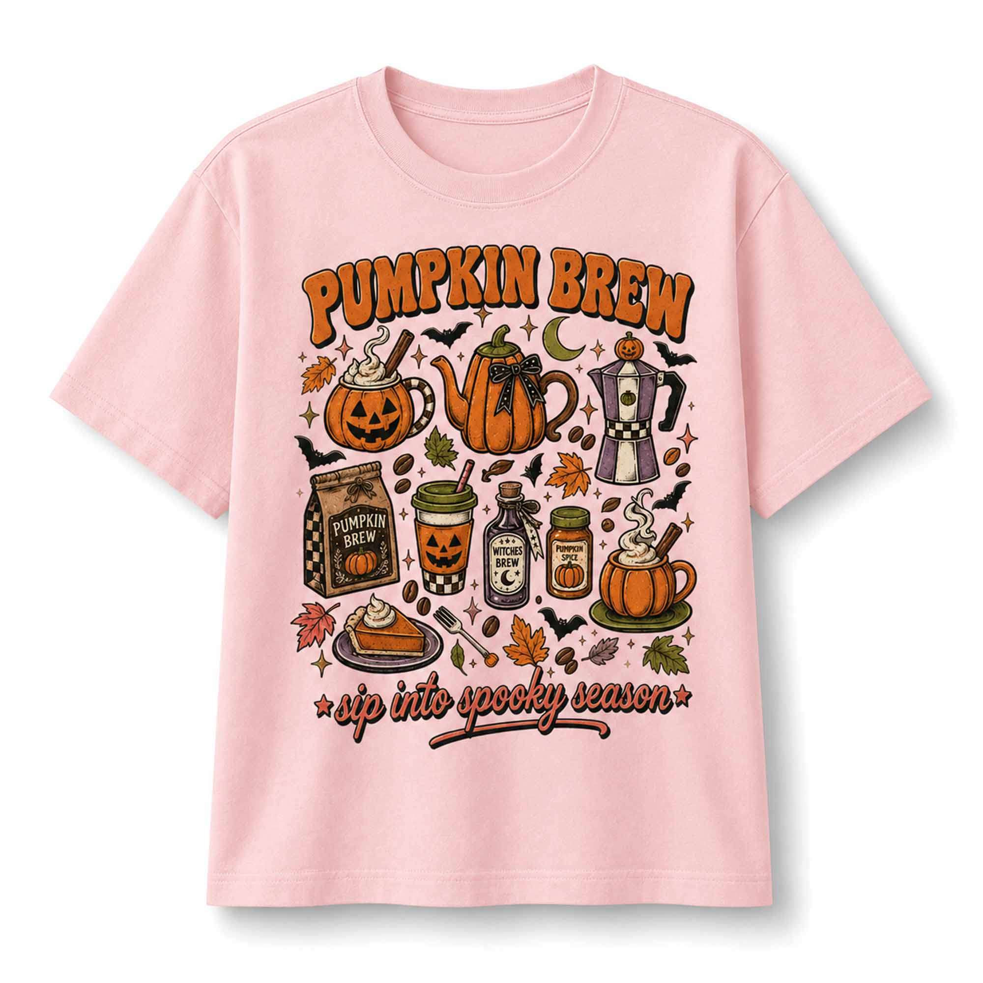 2026 Pumpkin Brew Sip Into Spooky Season Shirt Halloween Clothing Gift For Sisters