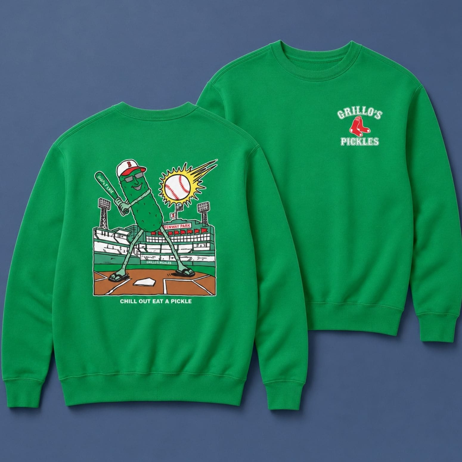 2026 Red Sox Grillo's Pickles Sweatshirt 2026 Red Sox Grillo's Pickles Sweatshirt