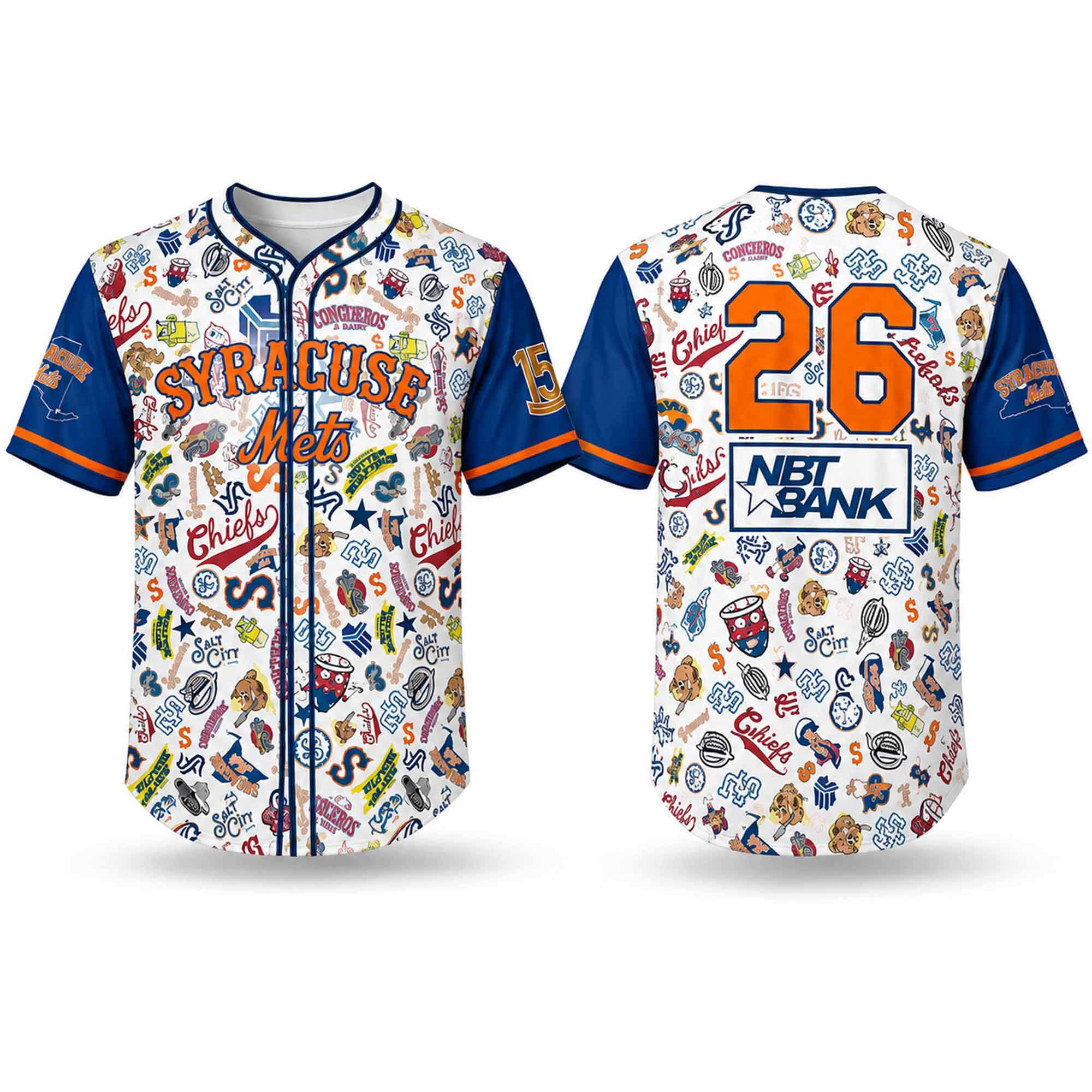 2026 Syracuse Mets Sticker Bomb Jersey Giveaway