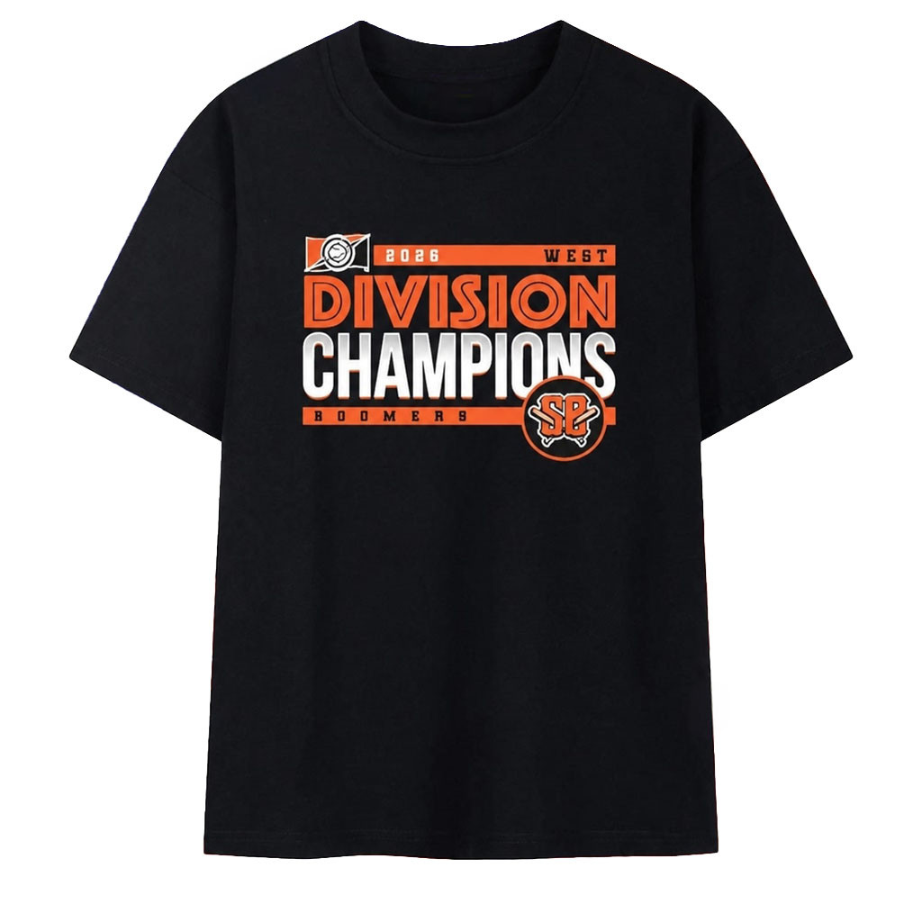 2026 West Division Champions Boomers Baseball T-Shirt Schaumburg Boomers Merch Fan Gifts