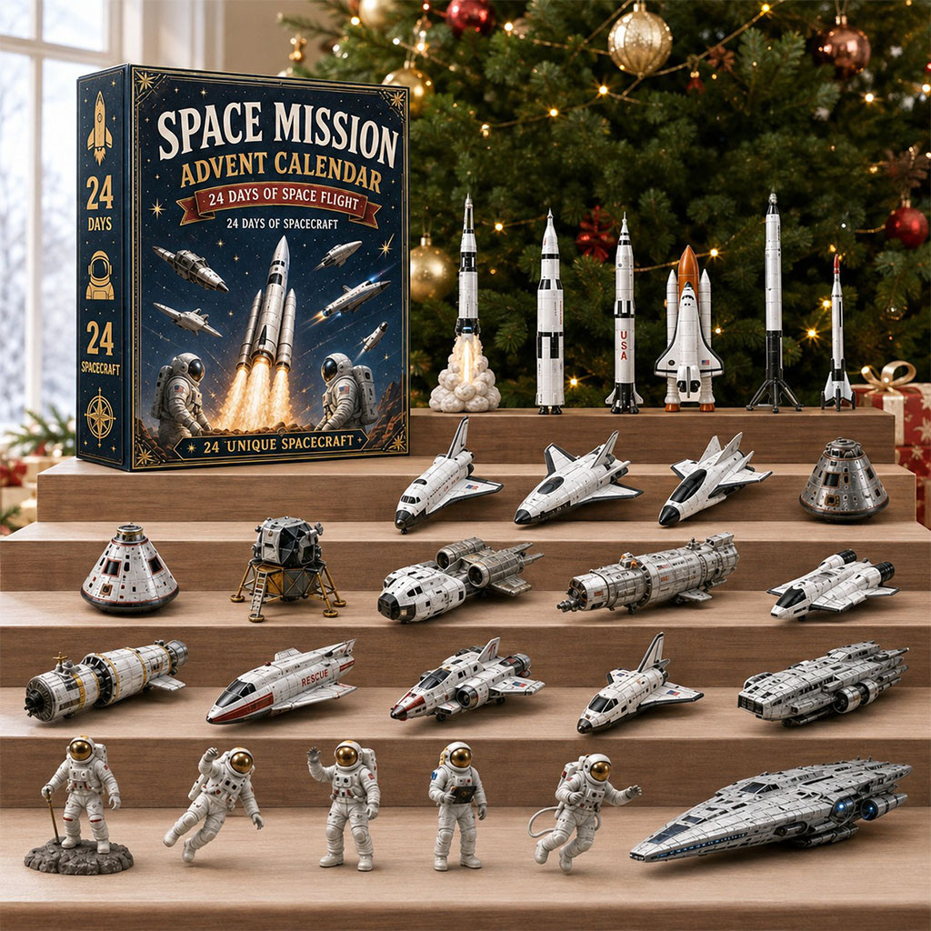 24-Day Space Mission Advent Calendar 2026 Christmas Countdown Gifts For Space and Astronomy Lovers