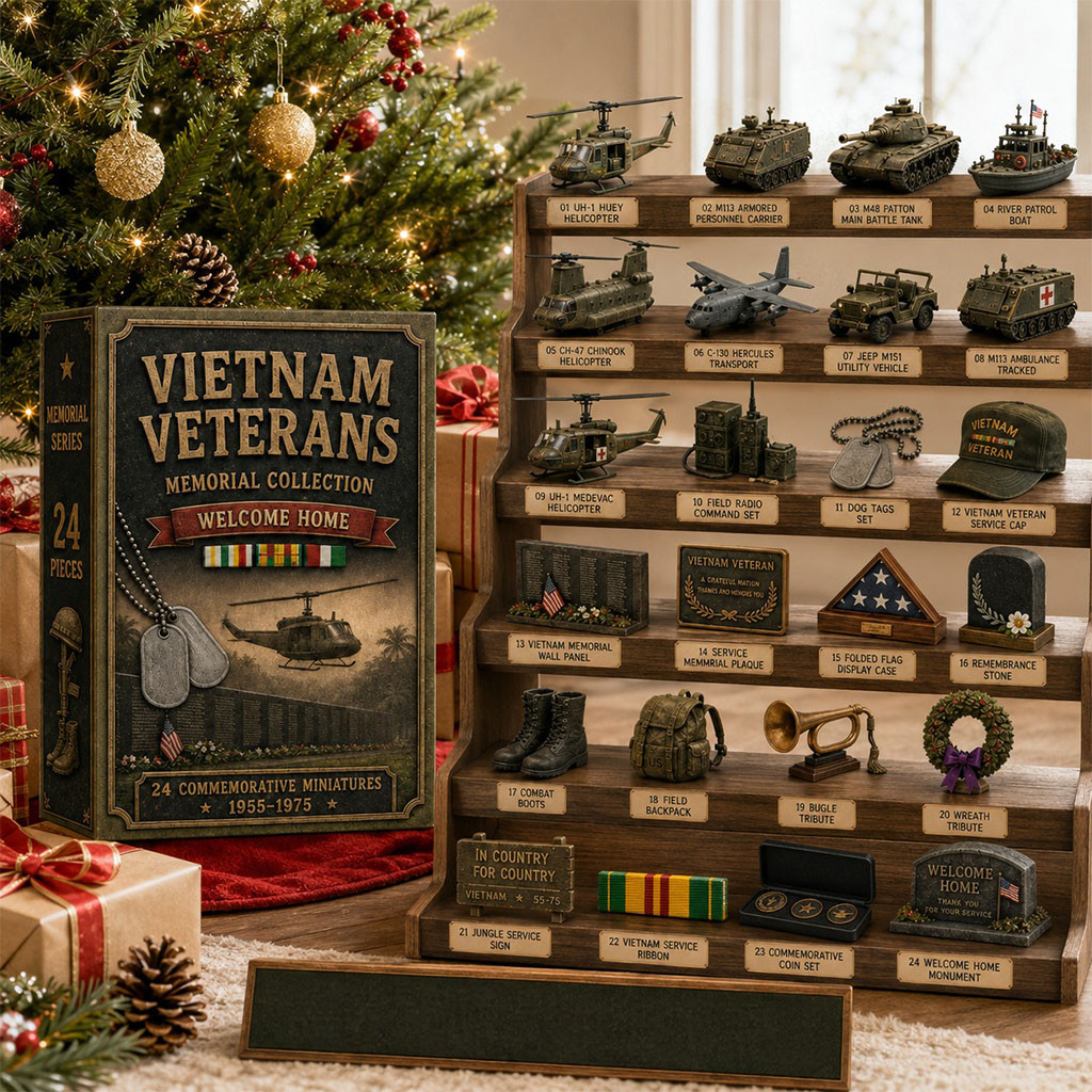 24-Day Vietnam Veterans Memorial Collection Advent Calendar 2026 Christmas Countdown Veteran Gift 24-Day Vietnam Veterans Memorial Collection Advent Calendar 2026 Christmas Countdown Veteran Gift