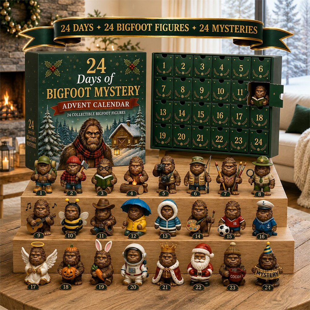 24 Days Of Bigfoot Mystery Advent Calendar 2026 Christmas Countdown Box Xmas Gifts Ideas