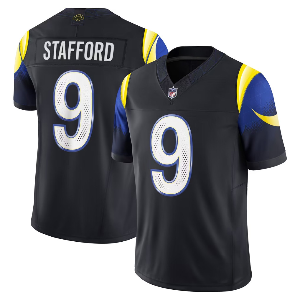 #9 Matthew Stafford Jersey Shirt Los Angeles Rams Merch 2026 NFL Rivalries Merch Game Day Gifts