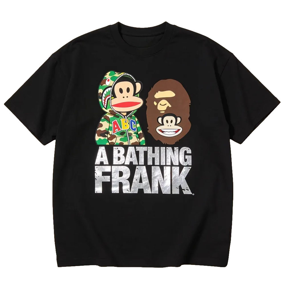A Bathing Frank Funny Paul Frank Monkey X A Bathing Ape Camo T-Shirt Gift For Dudes A Bathing Frank Funny Paul Frank Monkey X A Bathing Ape Camo T-Shirt Gift For Dudes