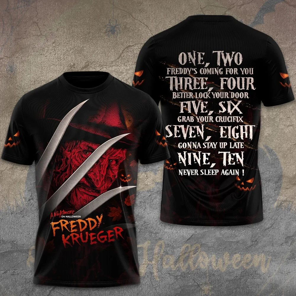 A Nightmare On Elm Street X Freddy Krueger T-Shirt A Nightmare On Elm Street Merch Horror Gifts A Nightmare On Elm Street X Freddy Krueger T-Shirt A Nightmare On Elm Street Merch Horror Gifts
