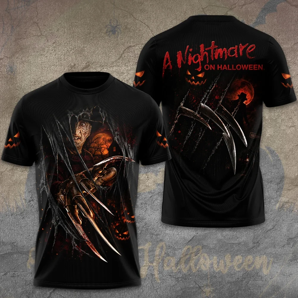 A Nightmare On Elm Street X Freddy Krueger T-Shirt A Nightmare On Halloween Shirt Fan Gifts A Nightmare On Elm Street X Freddy Krueger T-Shirt A Nightmare On Halloween Shirt Fan Gifts