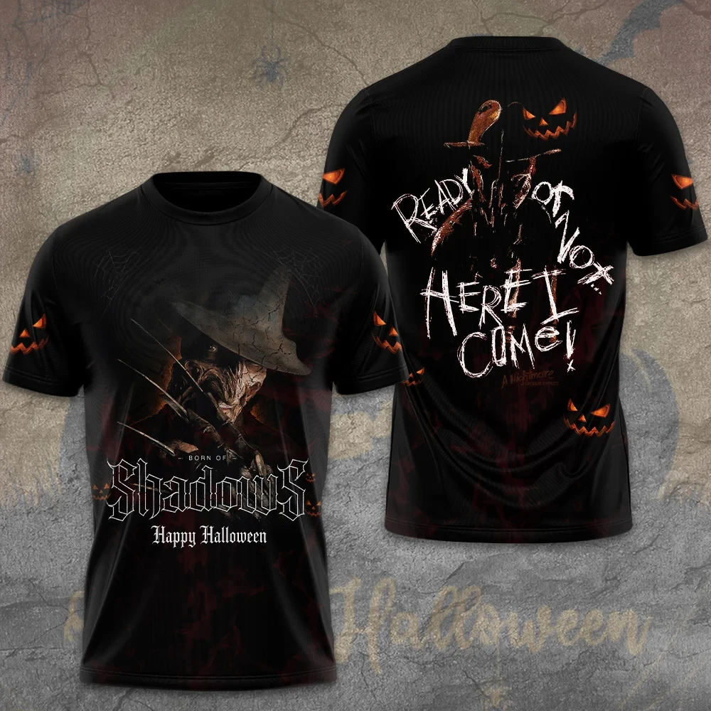 A Nightmare On Elm Street X Freddy Krueger T-Shirt Happy Halloween Shirt Gift For Horror Fans A Nightmare On Elm Street X Freddy Krueger T-Shirt Happy Halloween Shirt Gift For Horror Fans