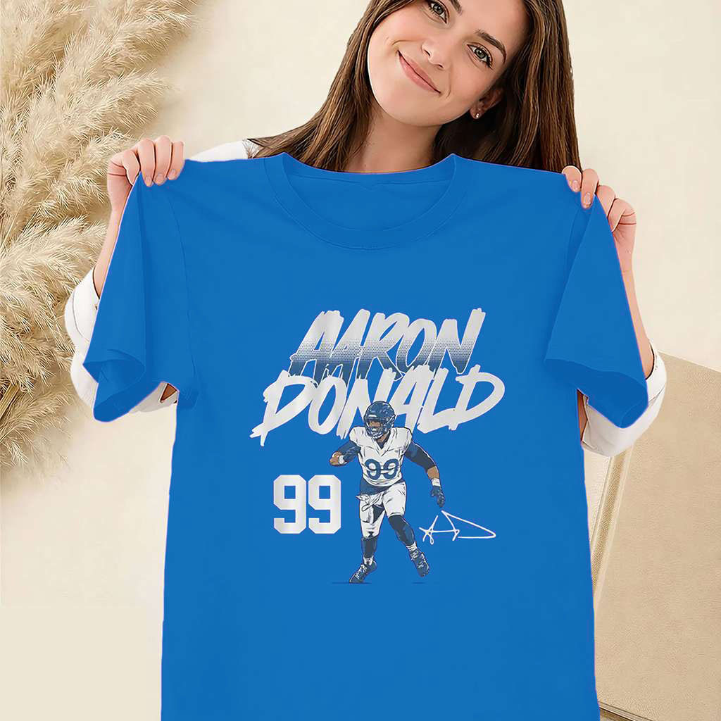 Aaron Donald 99 Shirt Los Angeles Rams Football T-Shirt Rams Merch Gifts For Fans Aaron Donald 99 Shirt Los Angeles Rams Football T-Shirt Rams Merch Gifts For Fans