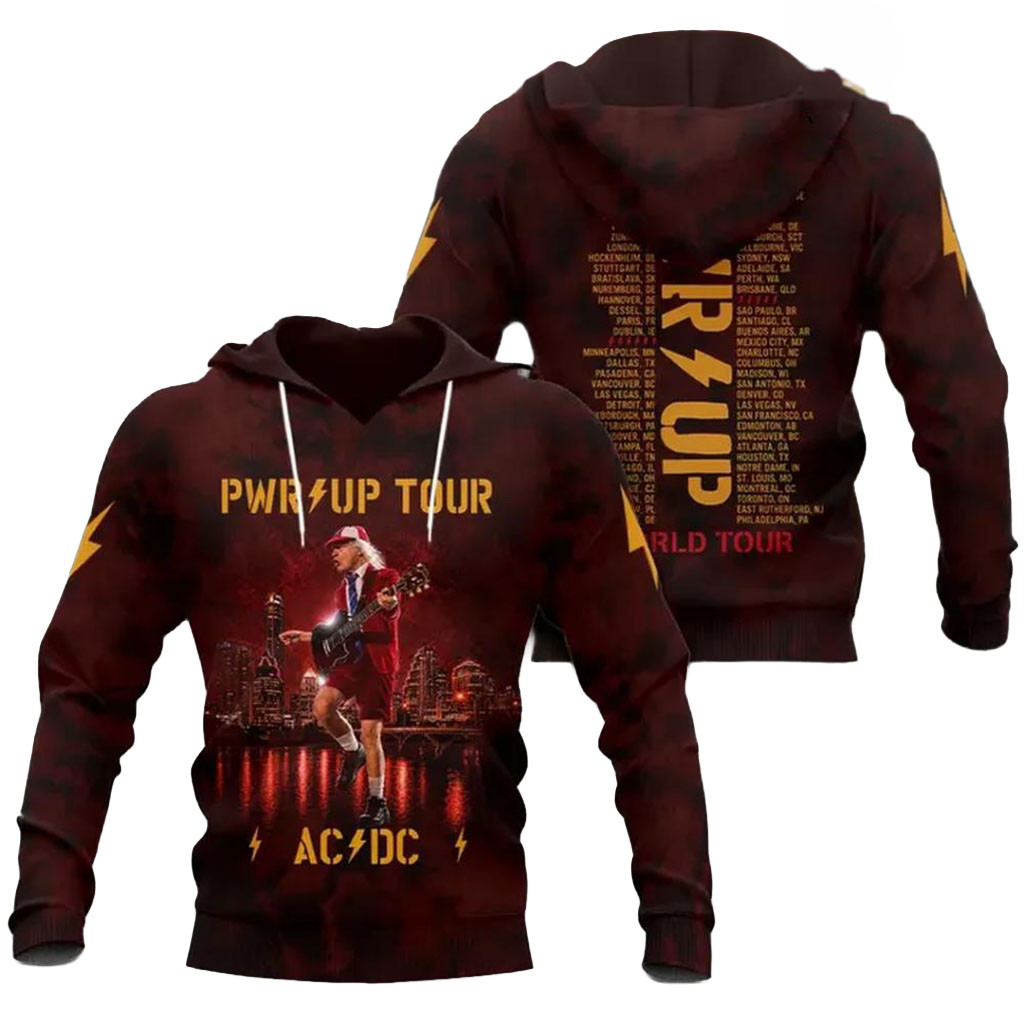 AC DC PWR UP World Tour 2026 Hoodie AC DC Merch Presents For Music Lovers AC DC PWR UP World Tour 2026 Hoodie AC DC Merch Presents For Music Lovers