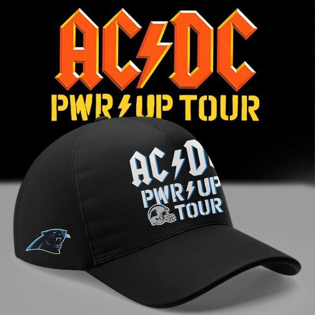 AC DC X Carolina Panthers Merch Power Up Tour 2026 Charlotte Concert T-Shirt Gift For Music Fan