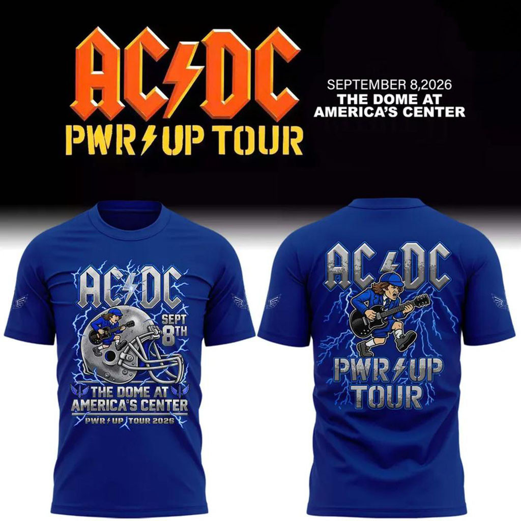 ACDC PWR UP Tour x St Louis Battlehawks 2026 T-Shirt ACDC x Battlehawks Merch Gifts For Fans ACDC PWR UP Tour x St Louis Battlehawks 2026 T-Shirt ACDC x Battlehawks Merch Gifts For Fans