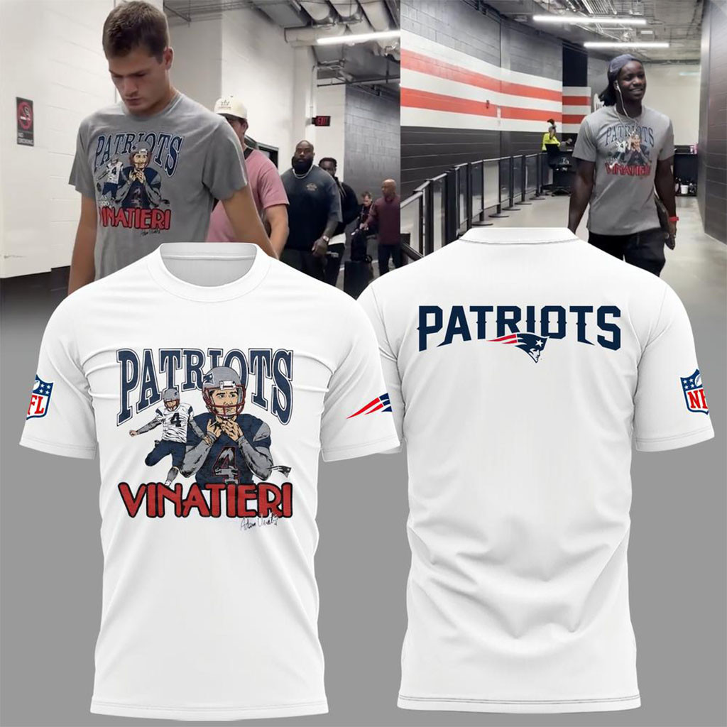 Adam Vinatieri New England Patriots Hall of Fame Class Of 2026 T-Shirt NE Patriots Merch