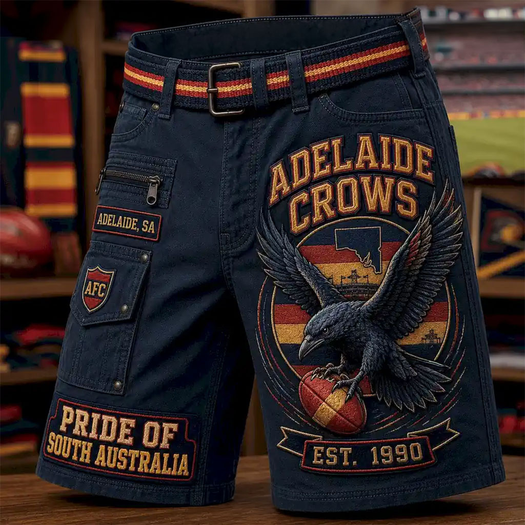Adelaide Crows Pride Of South Australia Shorts Adelaide Crows Merch Gift For Football Fans