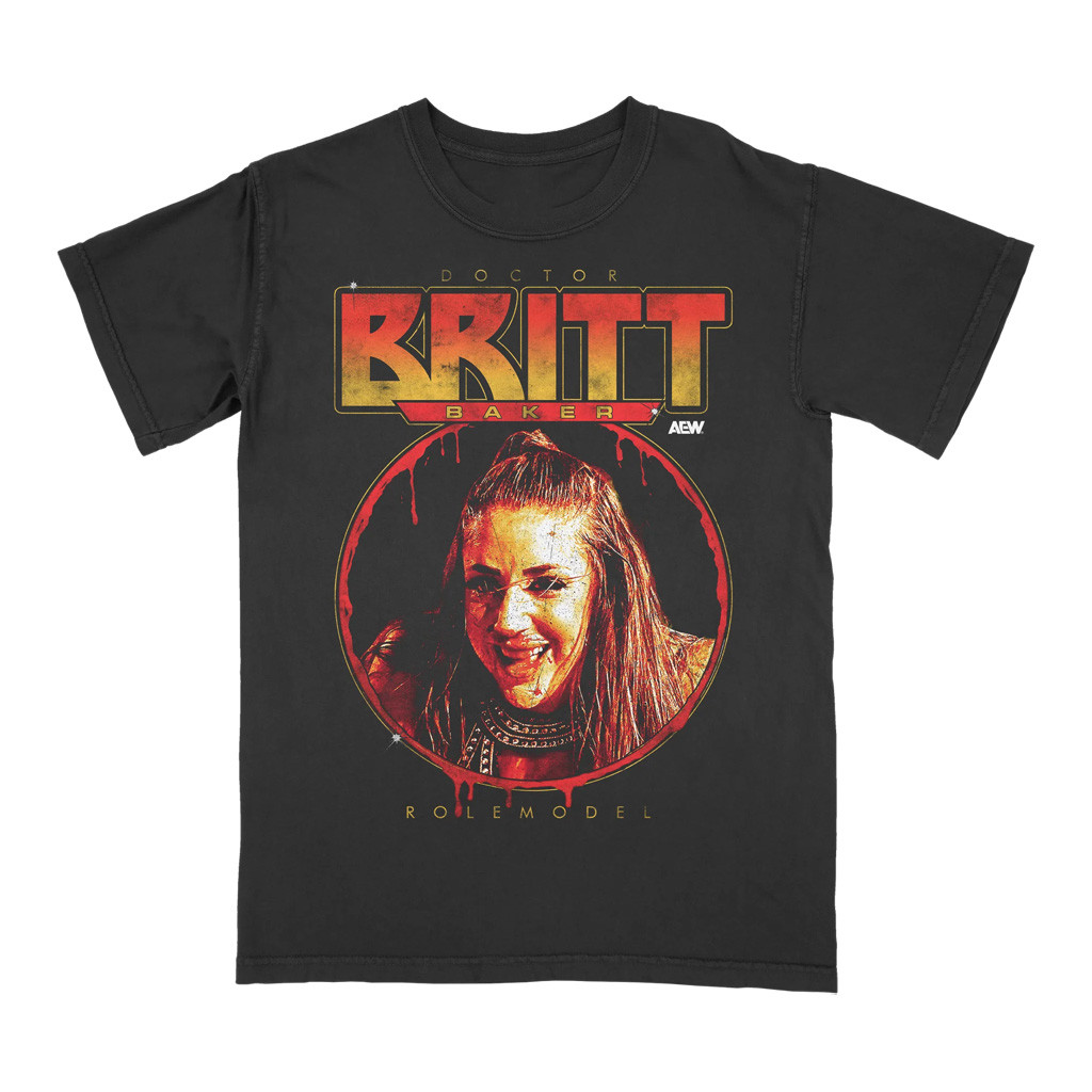 AEW Merch 2026 Britt Baker Possessed T-Shirt Rolemodel Shirt Gift For Wrestling Fans