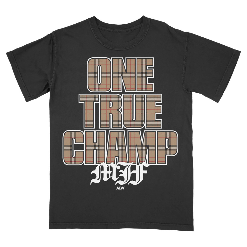 AEW Merch 2026 MJF One True Champ T-Shirt MJF Merch Gift Ideas For Wrestling Fans
