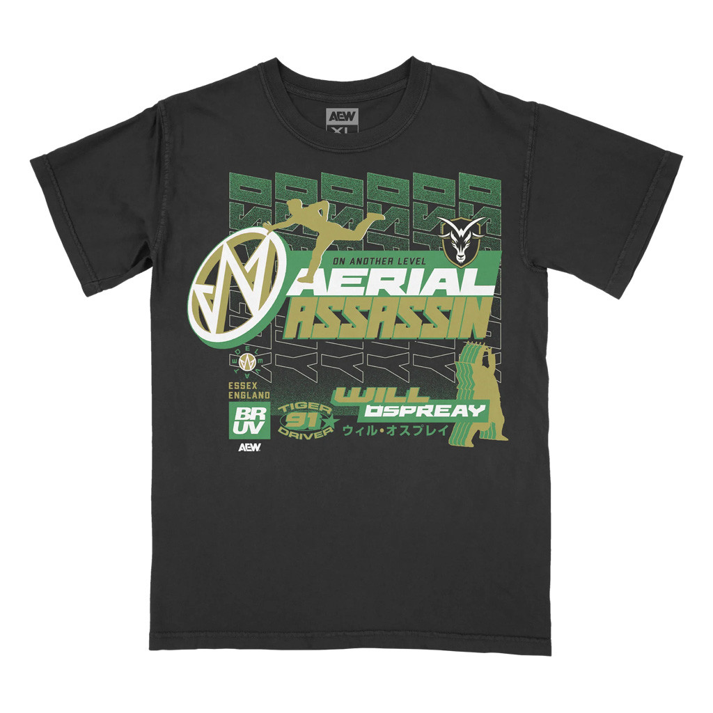 AEW Merch 2026 Will Ospreay Elevated T-Shirt On Another Level Aerial Assassin Shirt Fan Gifts AEW Merch 2026 Will Ospreay Elevated T-Shirt On Another Level Aerial Assassin Shirt Fan Gifts