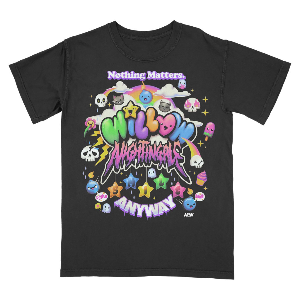 AEW Merch 2026 Willow Nightingale Wonderland T-Shirt Nothing Matters Anyway Shirt Fan Gifts