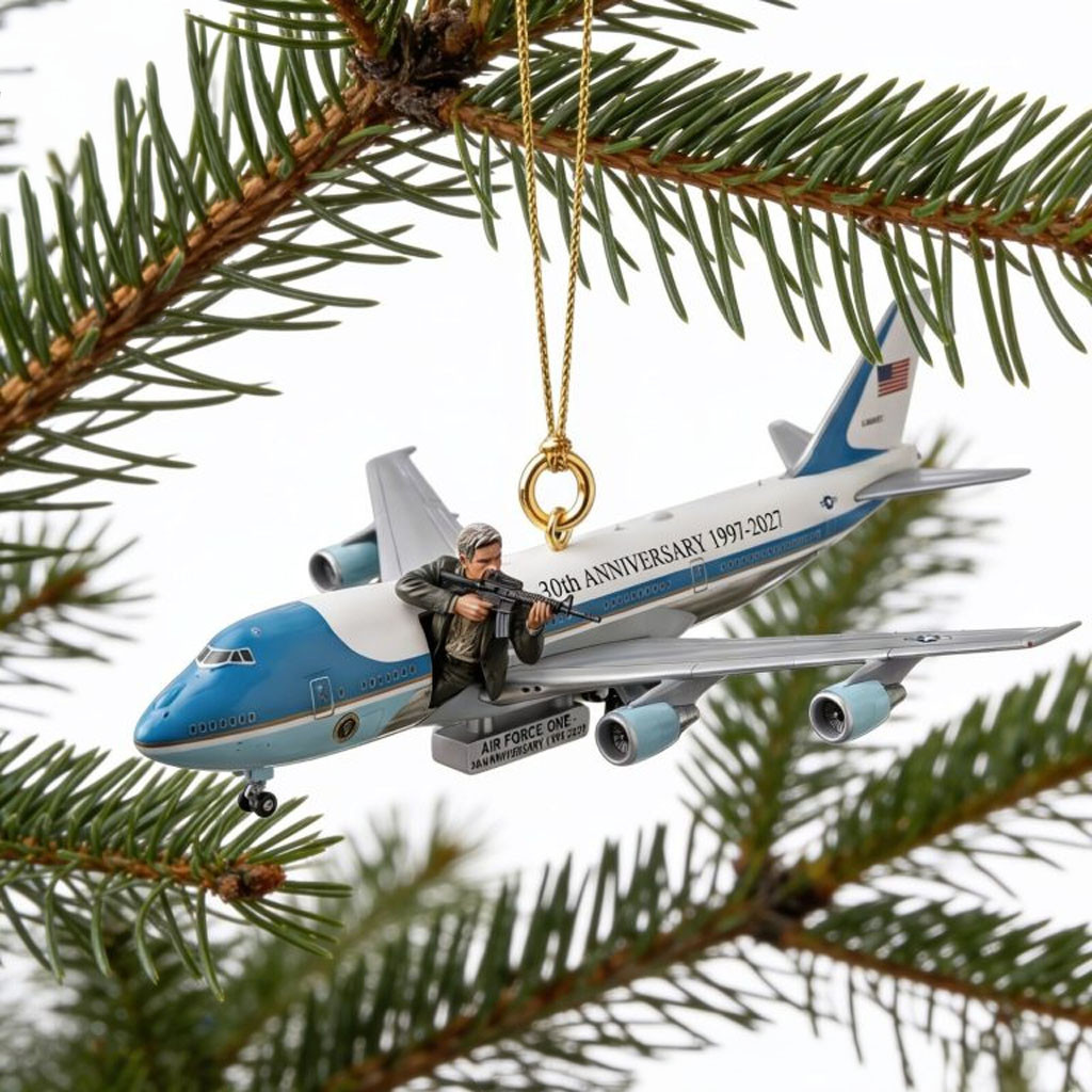 Air Force One 30th Anniversary 1997 2027 Christmas Ornament USAF Merch Xmas Tree Decorations Air Force One 30th Anniversary 1997 2027 Christmas Ornament USAF Merch Xmas Tree Decorations